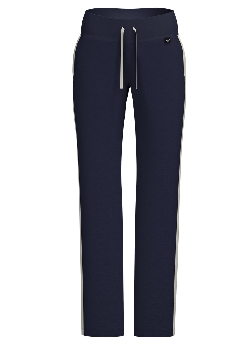 Trigema Jerseyhose »TRIGEMA Jogginghose mit kontrastfarbigen Elementen«