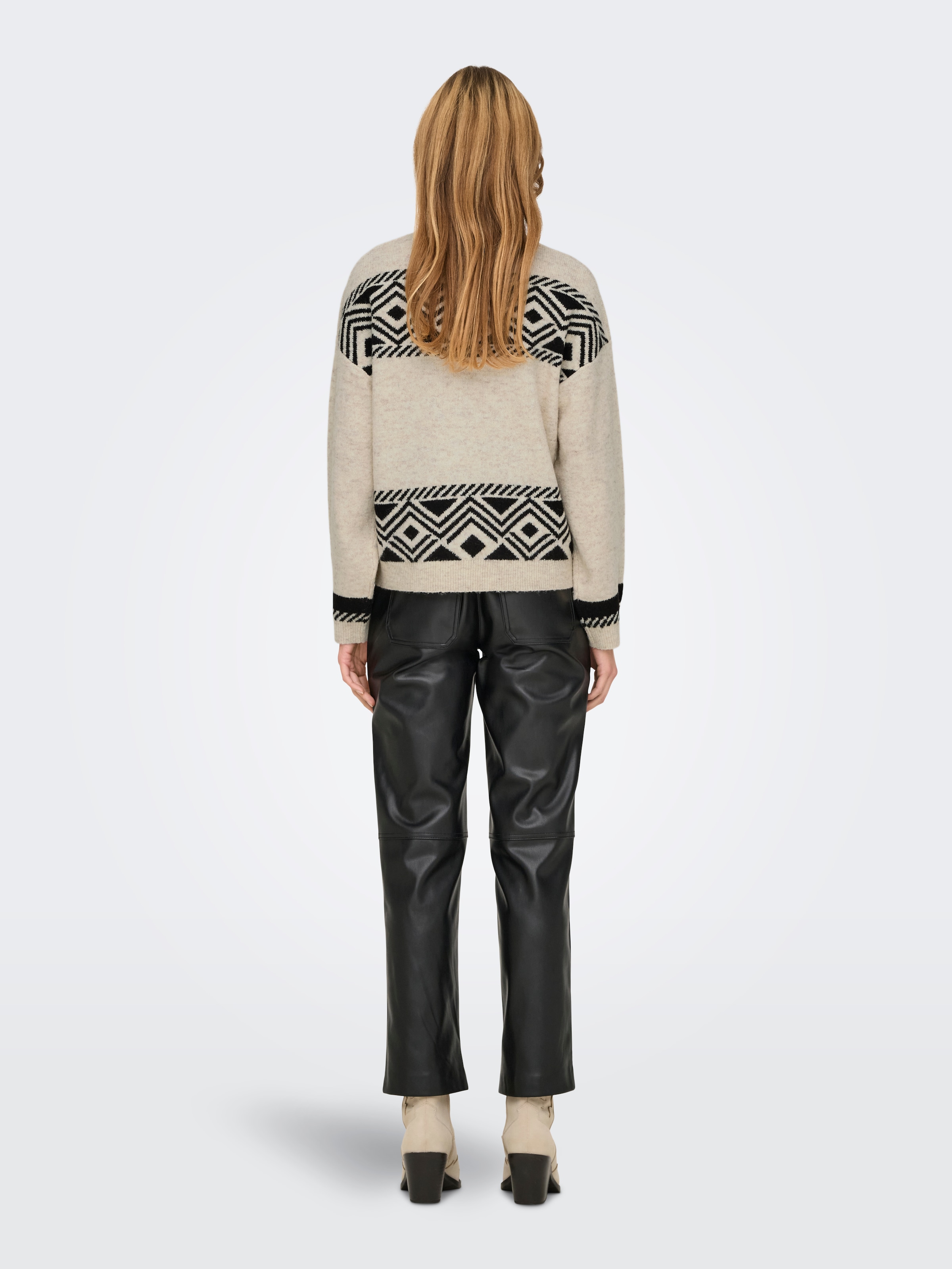 ONLY Stehkragenpullover »ONLVICTORIA L/S PULLOVER KNT NOOS«