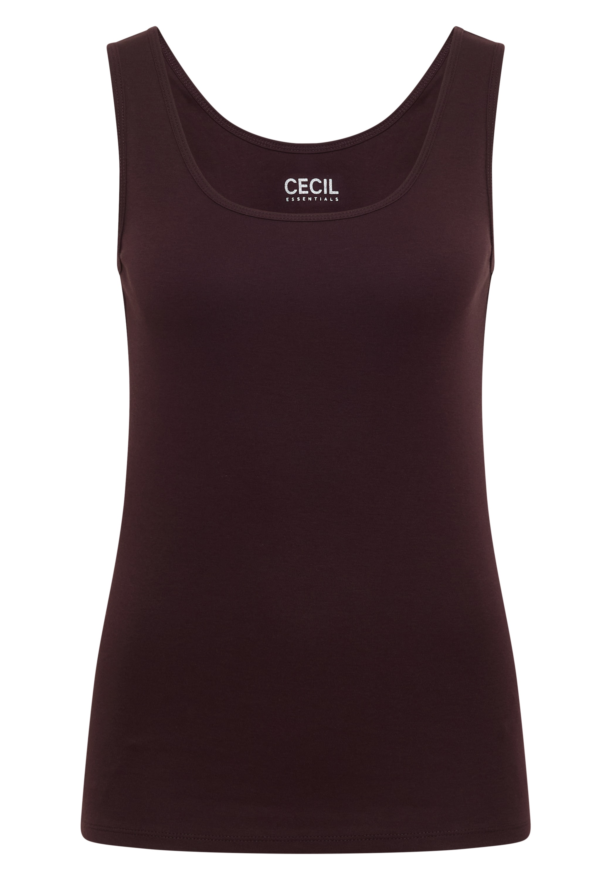 Cecil Shirttop »Style Linda« in Unifarbe