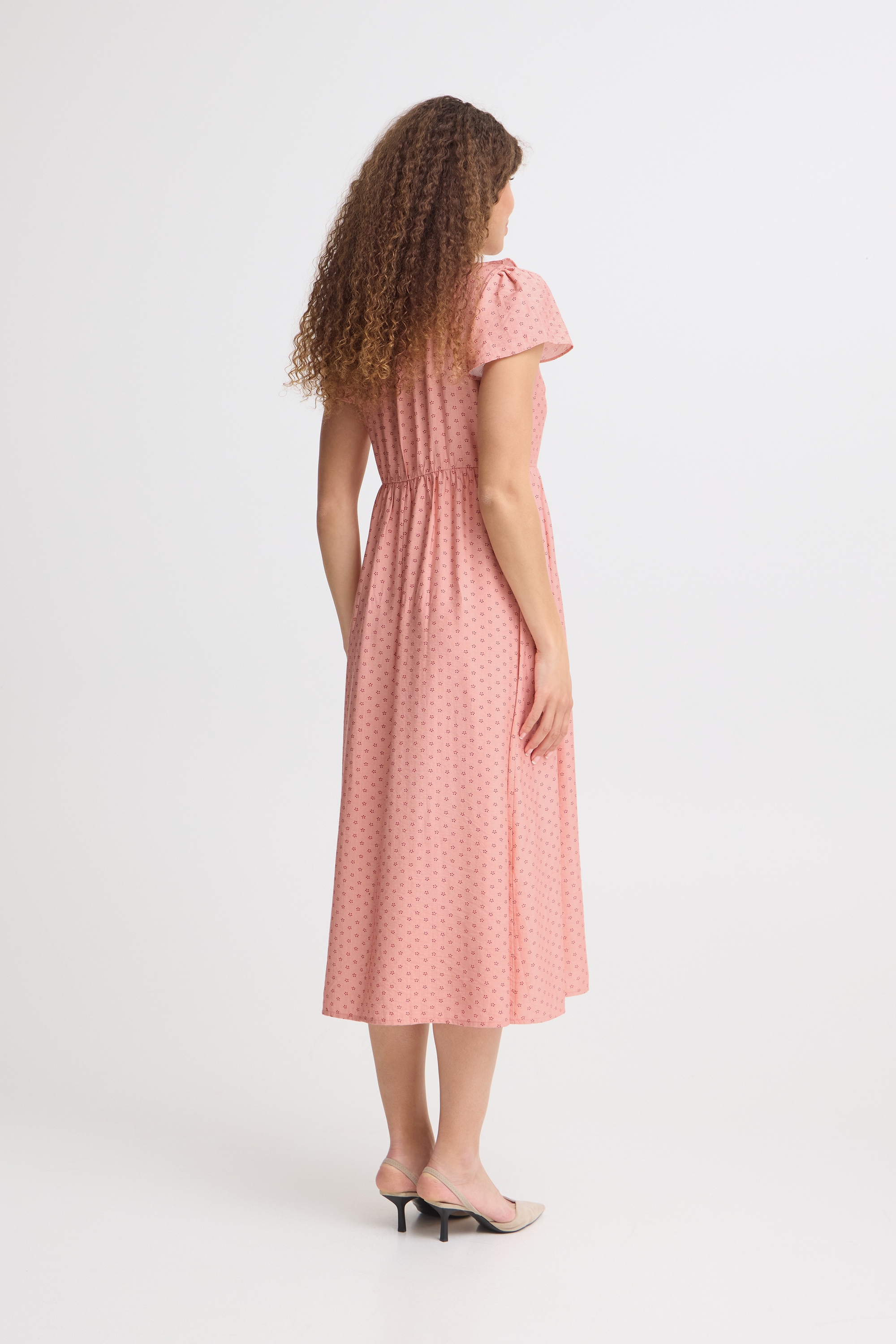 Ichi Midikleid »ICHI Freizeitkleid IHKELLINA«