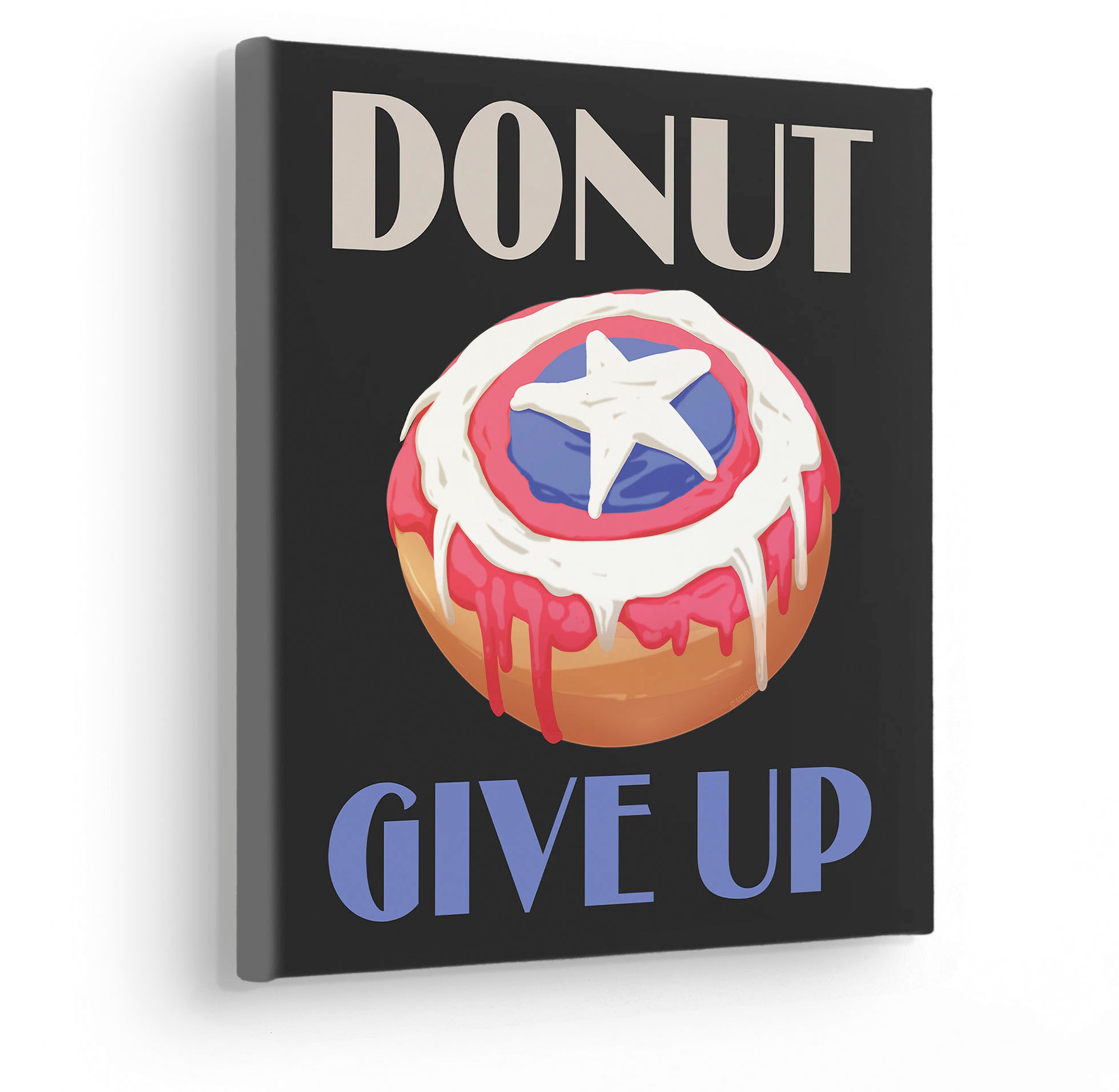 Komar Leinwandbild »Donut give up - Größe 30 x 30 cm«, Disney, (1 St., 30 x 30 cm (Breite x Höhe), Keilrahmenbild mit Echtholzrahmen, Kinderzimmer