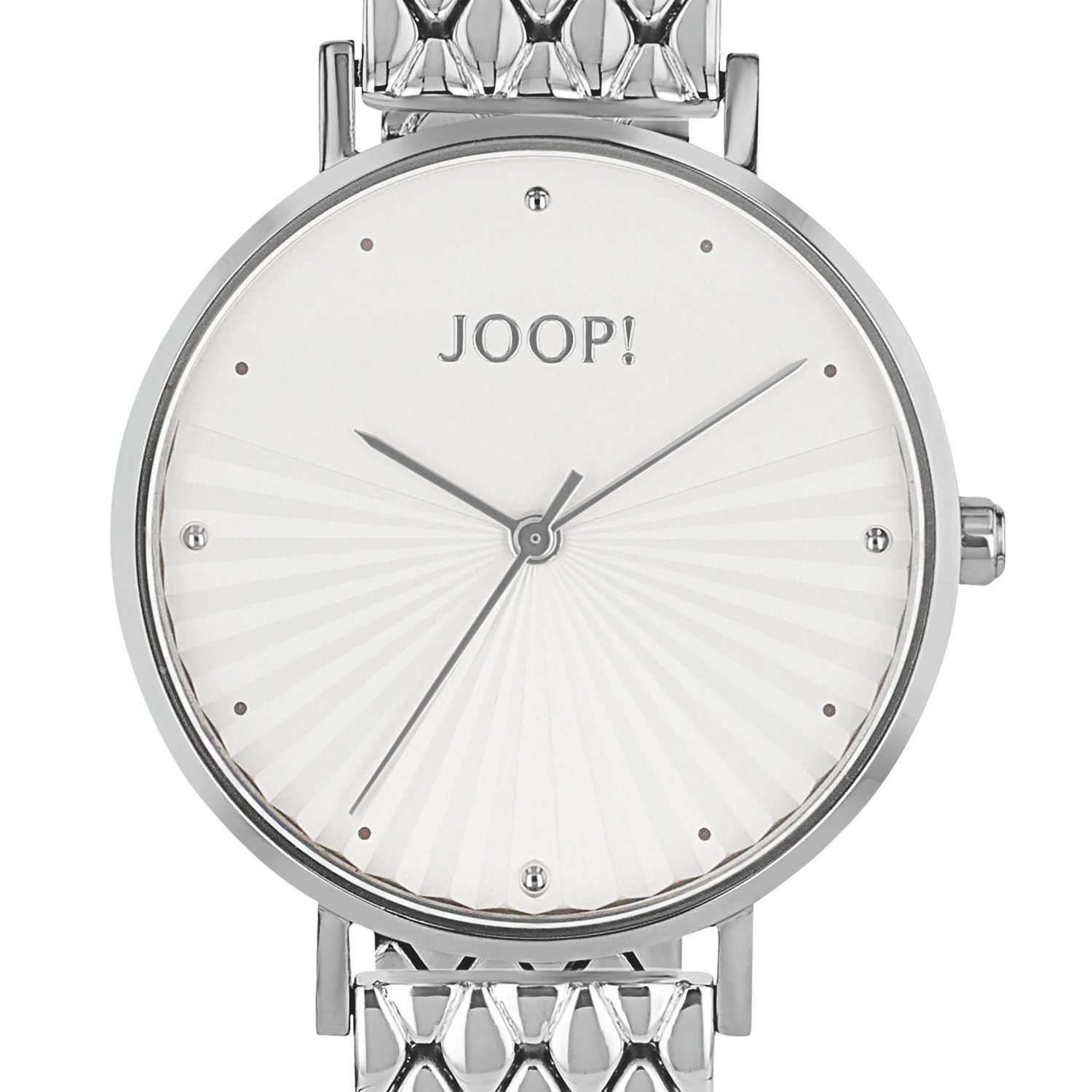 JOOP! Quarzuhr Armbanduhr, Damenuhr, Edelstahlarmband, analog
