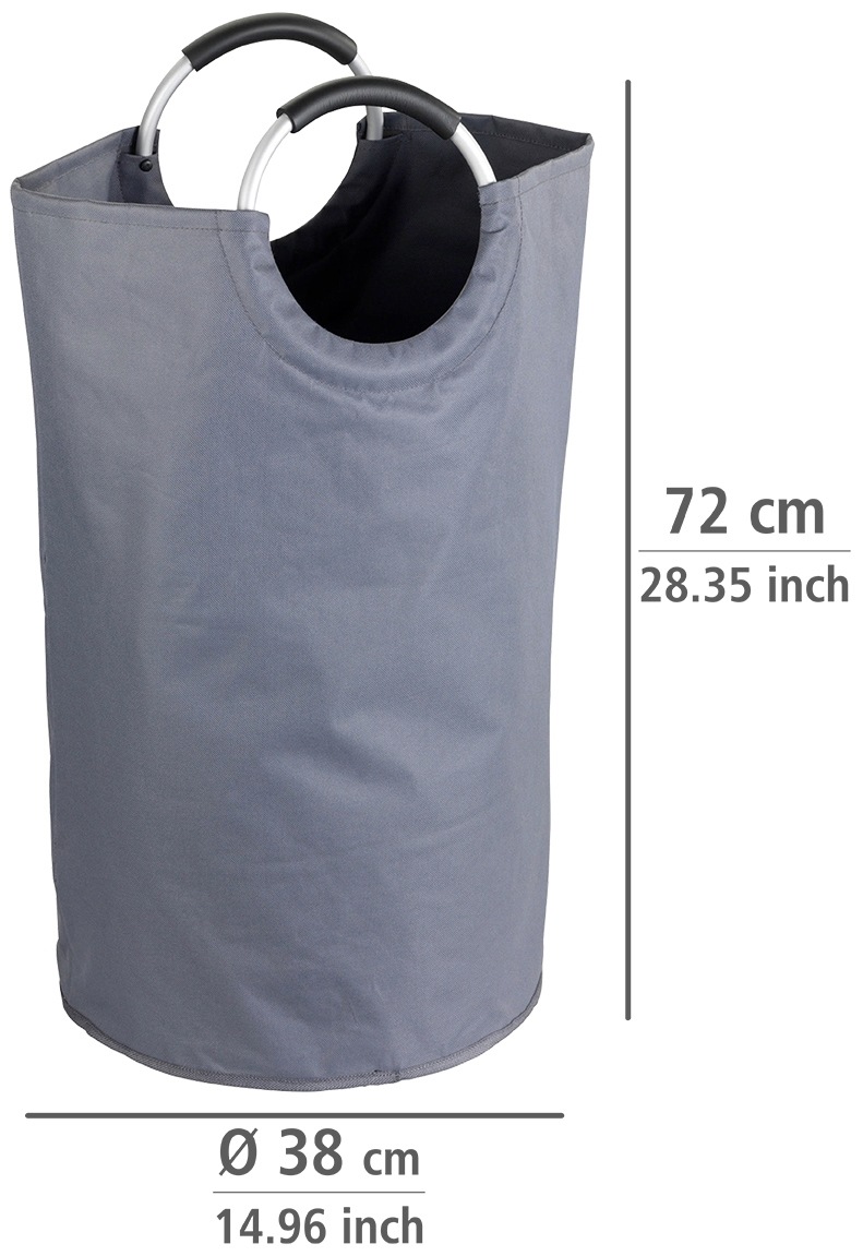 WENKO Wäschesack »Jumbo«, (1 St.), Wäschesammler, Maße (B/T x H): Ø 38 x 72 cm