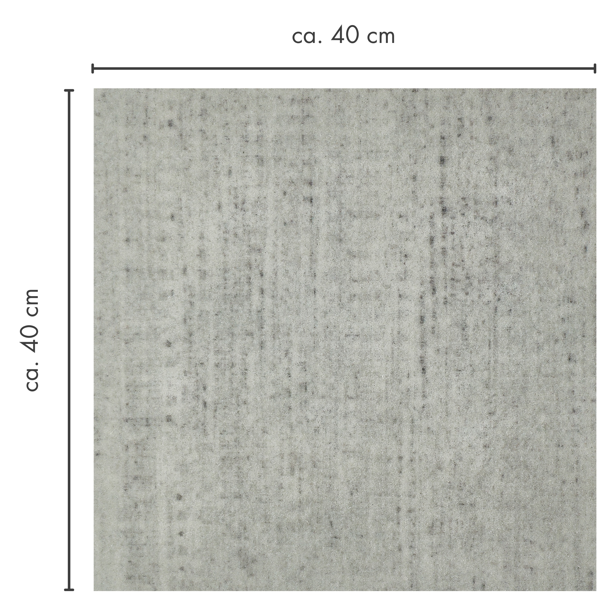 Andiamo Teppichfliese »Paris Nadelfilz«, quadratisch, 4 mm Höhe, 40x40 cm, selbstklebend, robust & strapazierfähig, 25 Stück (4 qm)