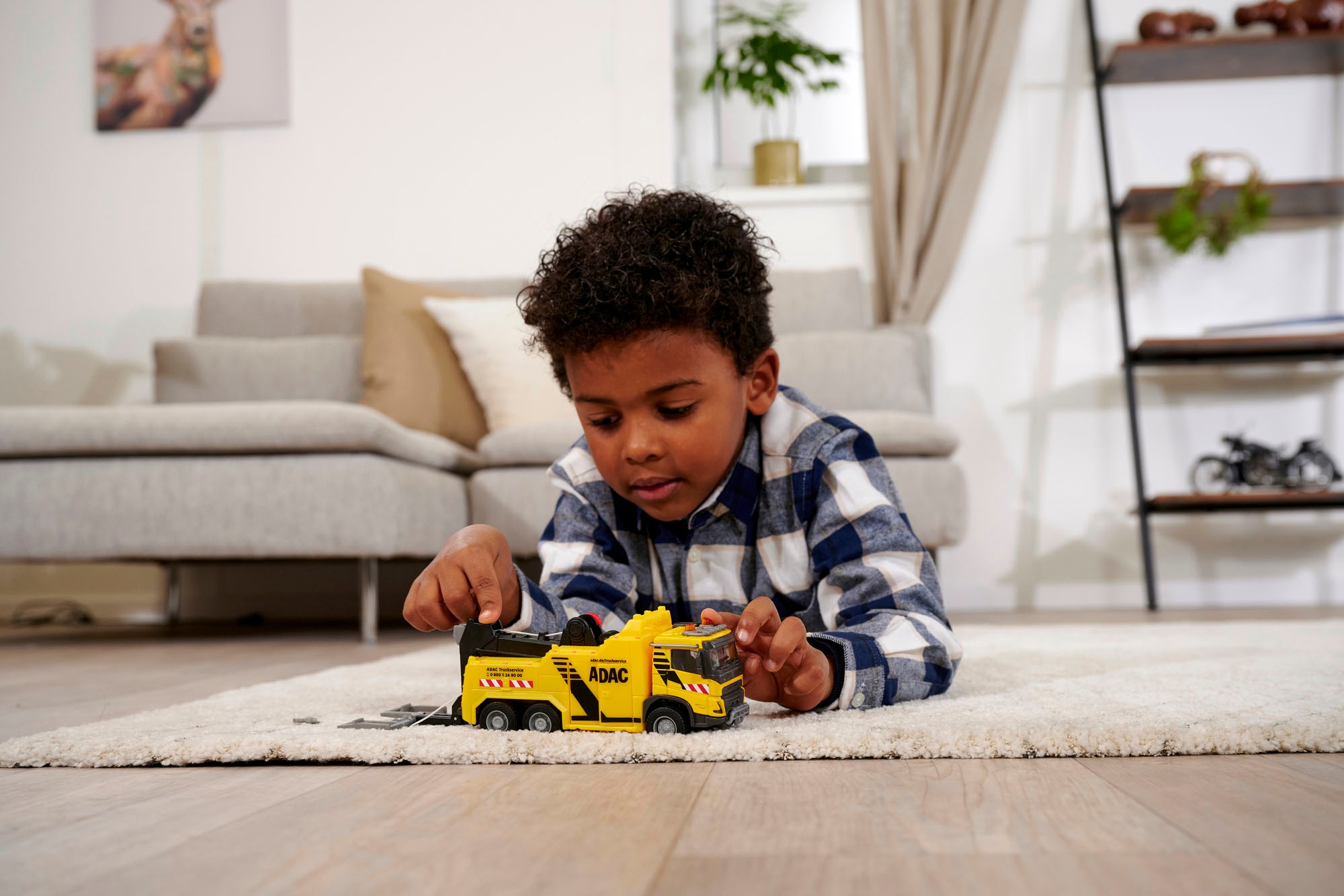 majORETTE Spielzeug-Abschlepper »Volvo Truck Abschleppwagen ADAC«