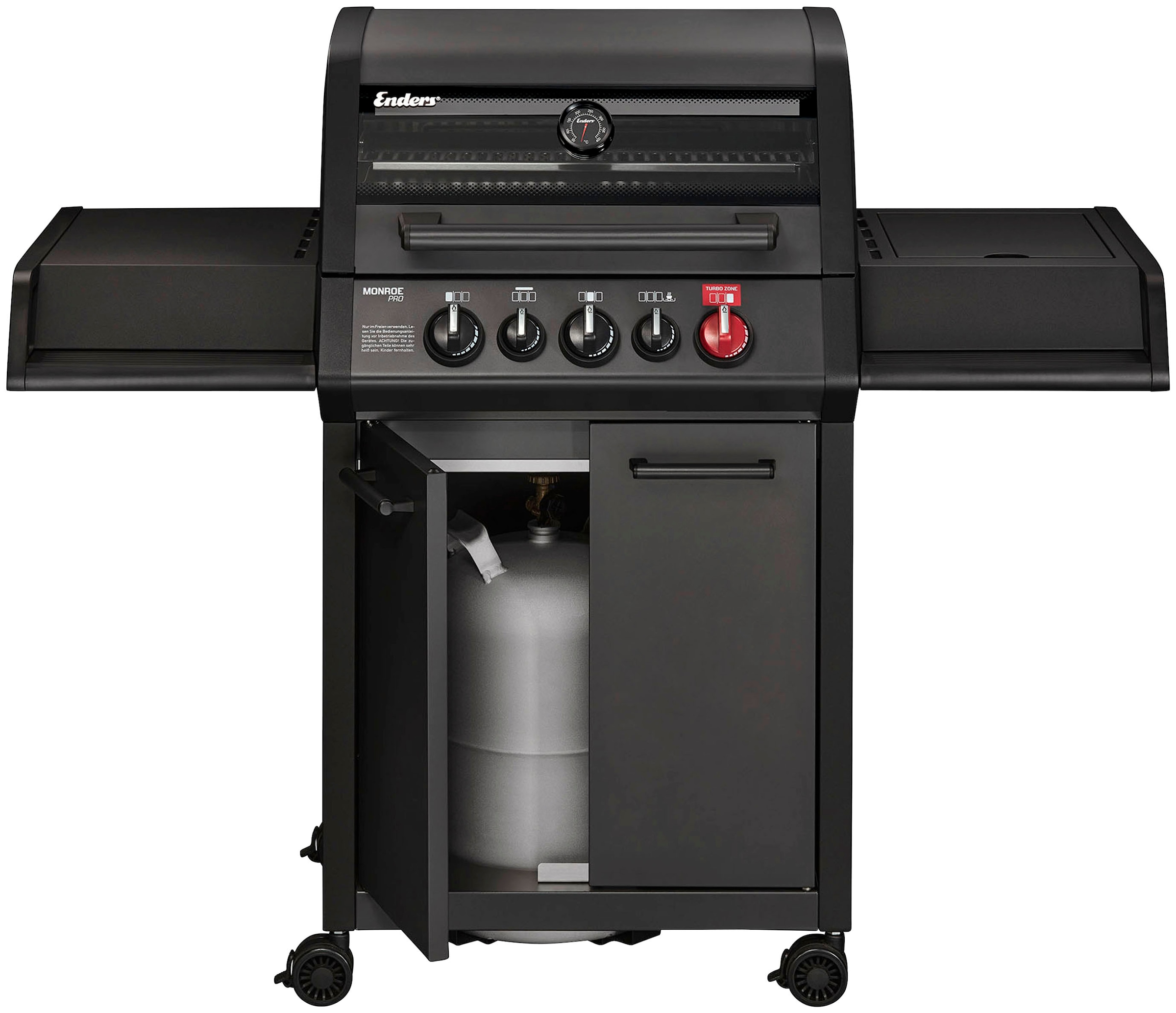 Enders® Gasgrill »Monroe Pro 3 SIK Turbo Shadow«, BxH: 143,5x118,5 cm
