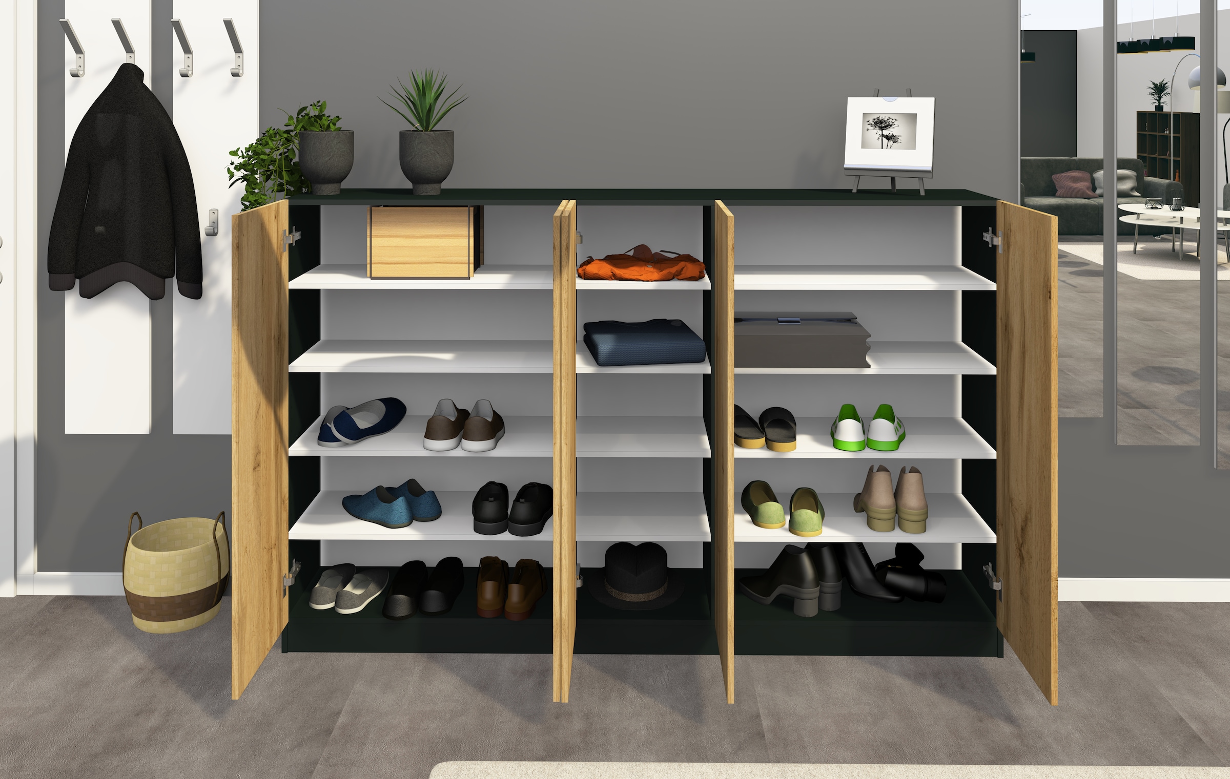 borchardt Möbel Schuhschrank