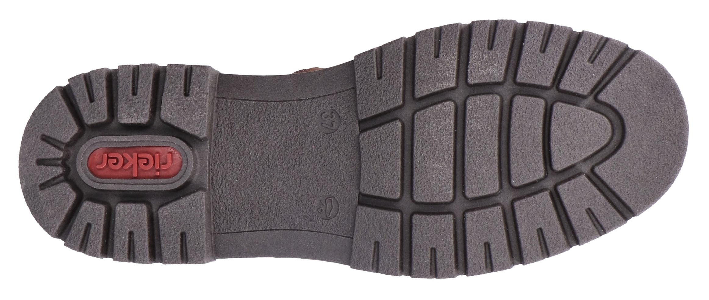 Rieker Schnürstiefelette  Schnürboots, Plateauboots, Profilsohle, mit Innenreißverschluss