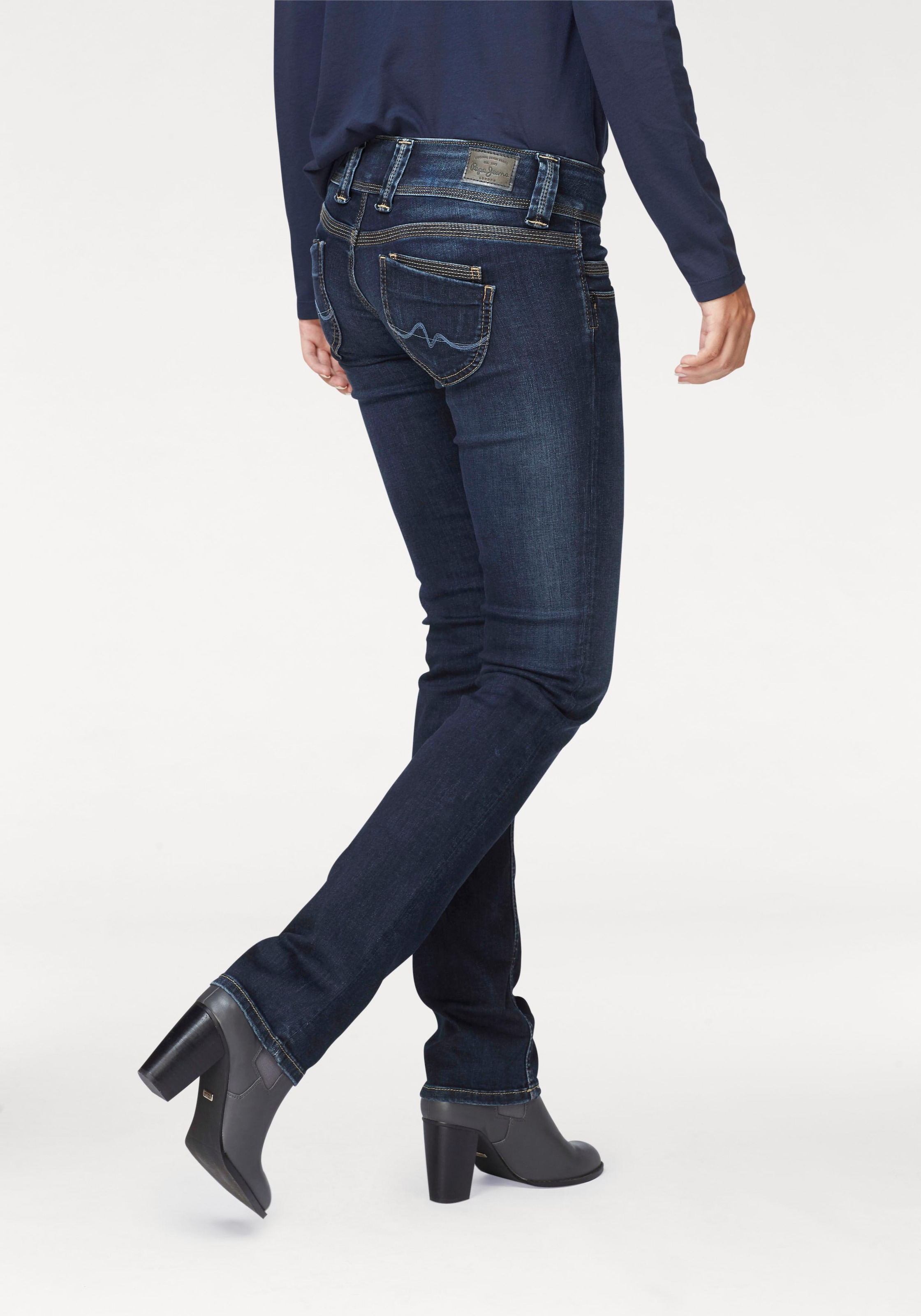 Pepe Jeans Regular-fit-Jeans »VENUS«, mit Badge