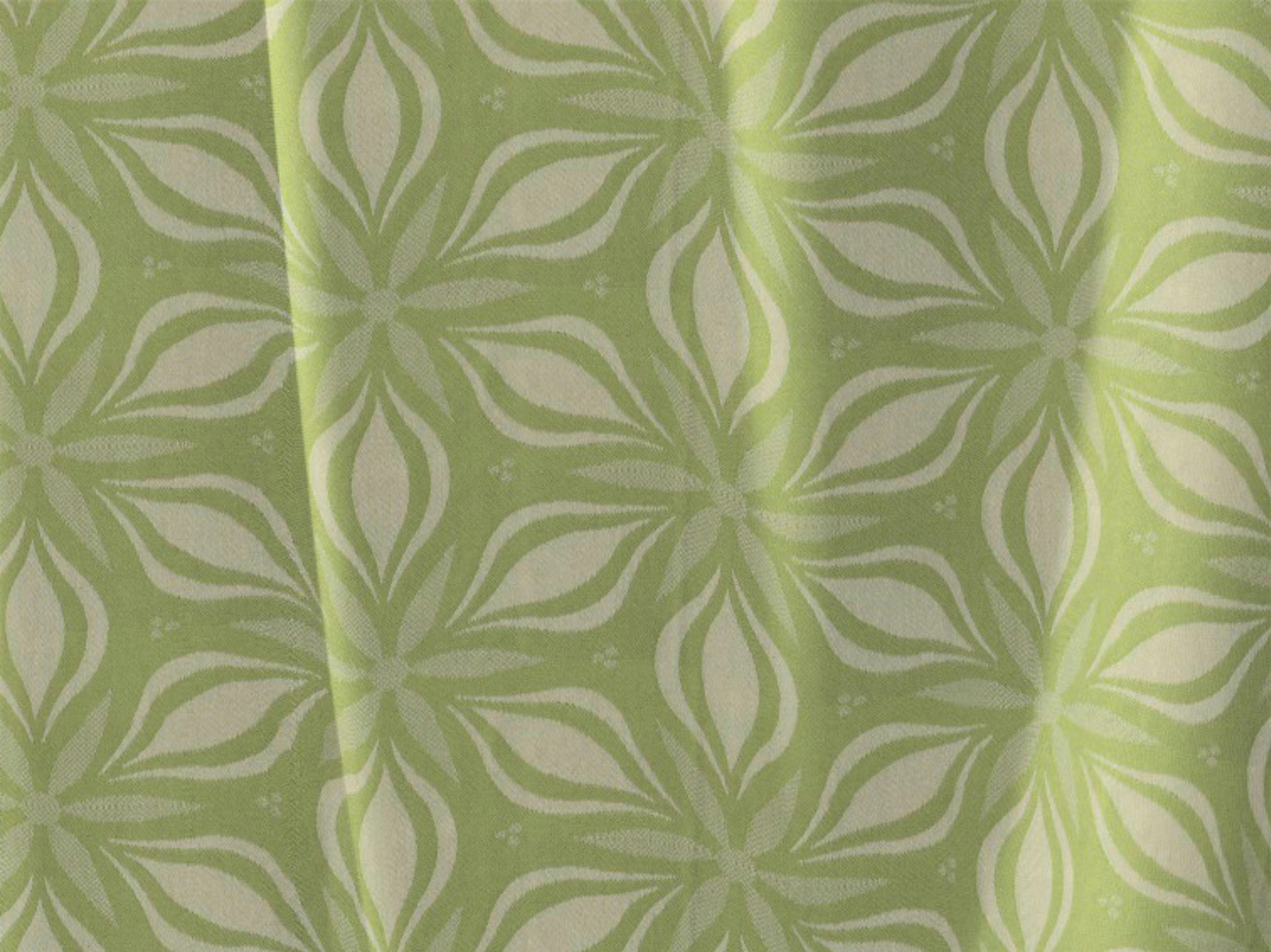 Adam Vorhang »Vorhang Retro Floret mit Kräuselband (1 St) aus 100 % Bio-Baumwolle«, (1 St.), Vorhang Retro Floret mit Kräuselband (1 St) aus 100% Bio-Baumwolle