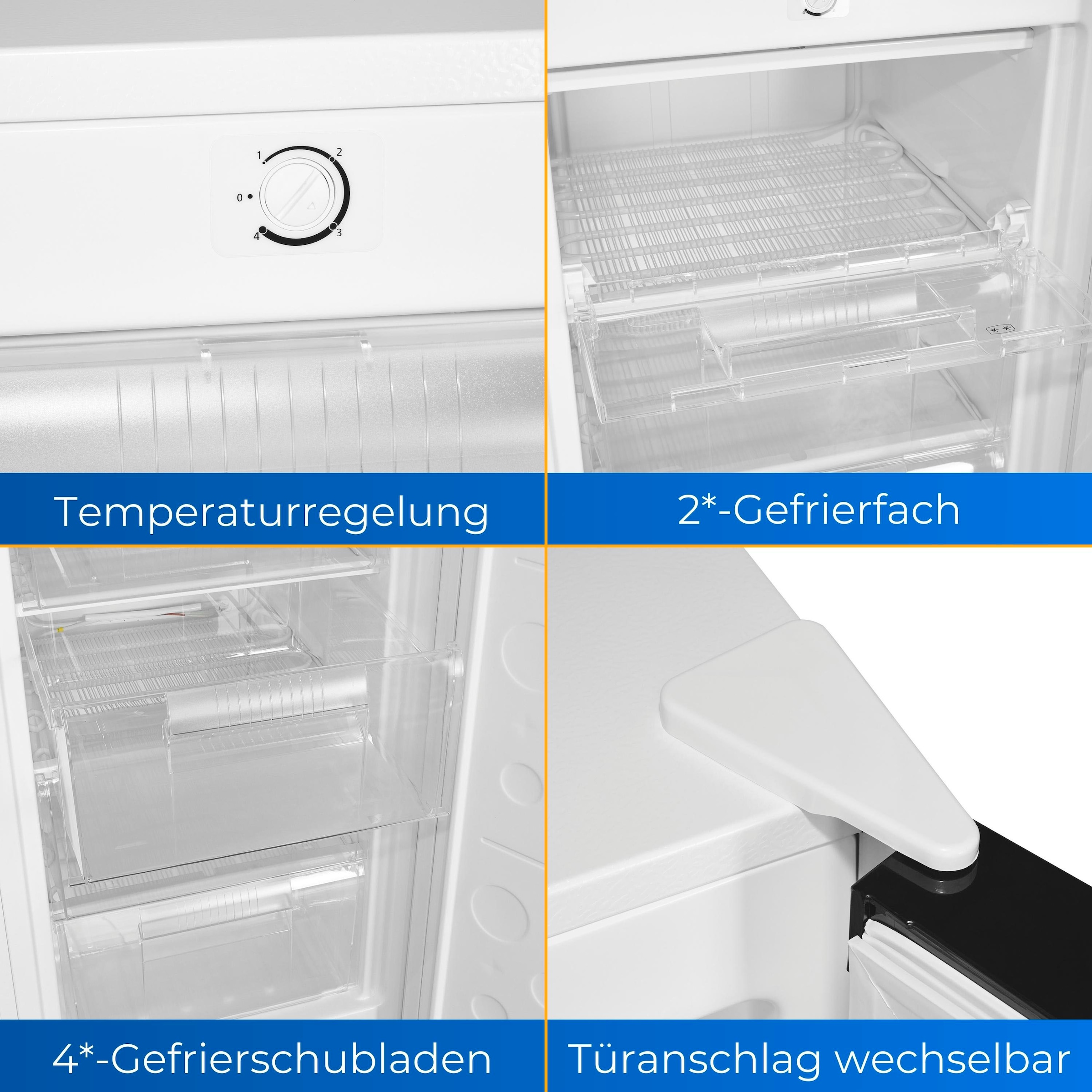 exquisit Gefrierschrank »GS145-051E«, 125,9 cm hoch, 54 cm breit