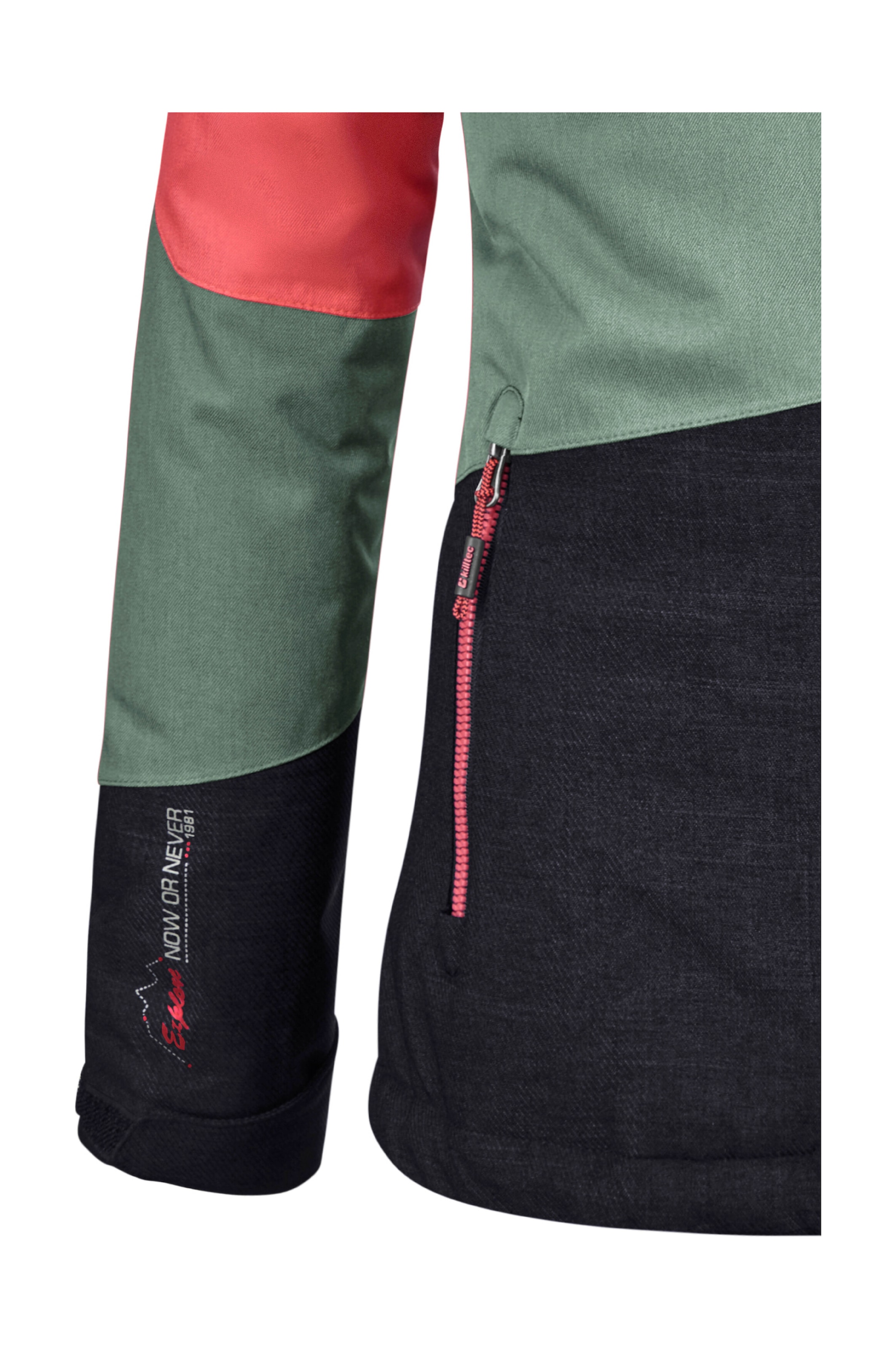 Killtec Outdoorjacke »Lynge GRLS JCKT B«, Wasserdichte Winterjacke mit Kapuze, Fleece, verstellbaren Ärmeln