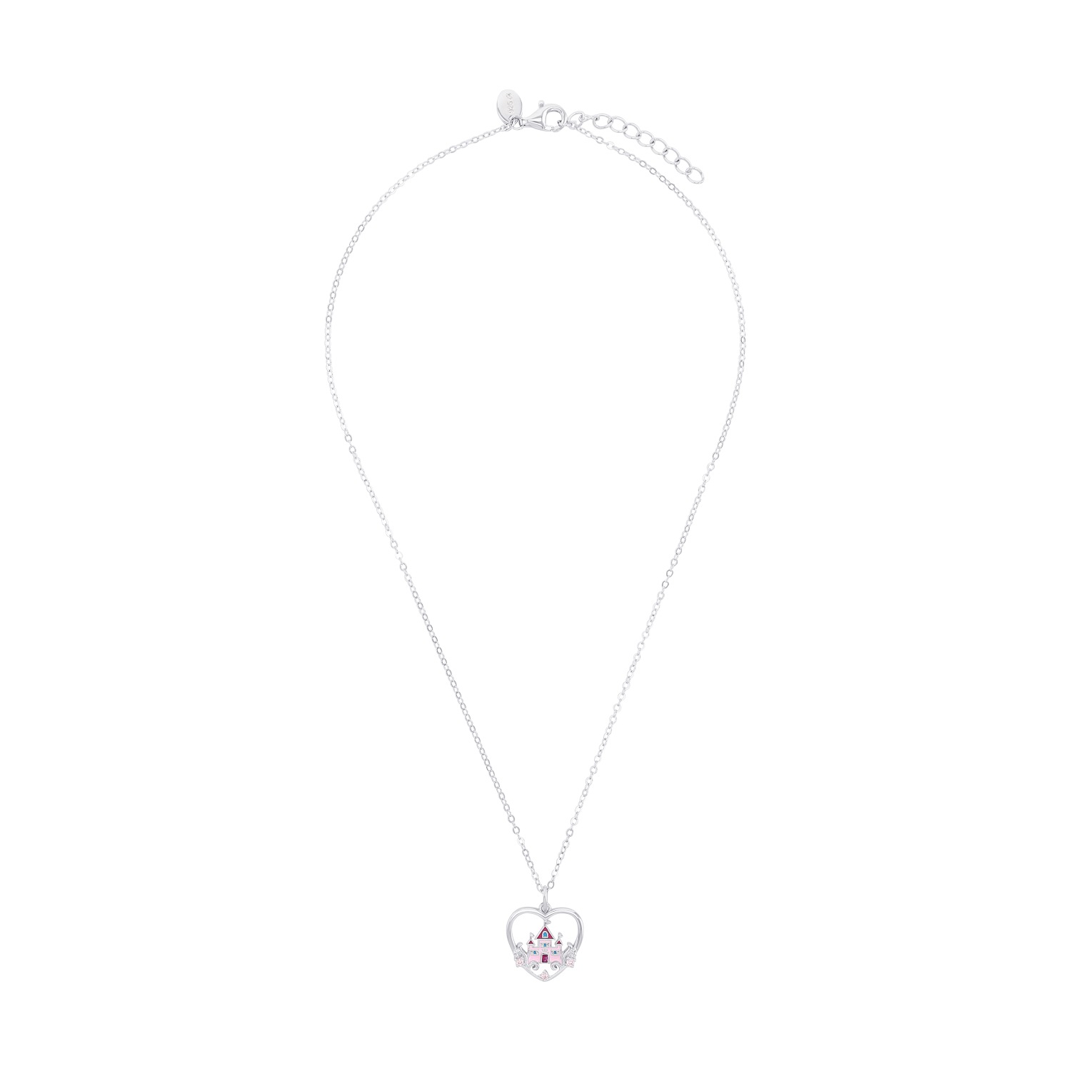 Prinzessin Lillifee Kette mit Anhänger »Herz/Schloss-Optik« mit Zirkonia (synth.)