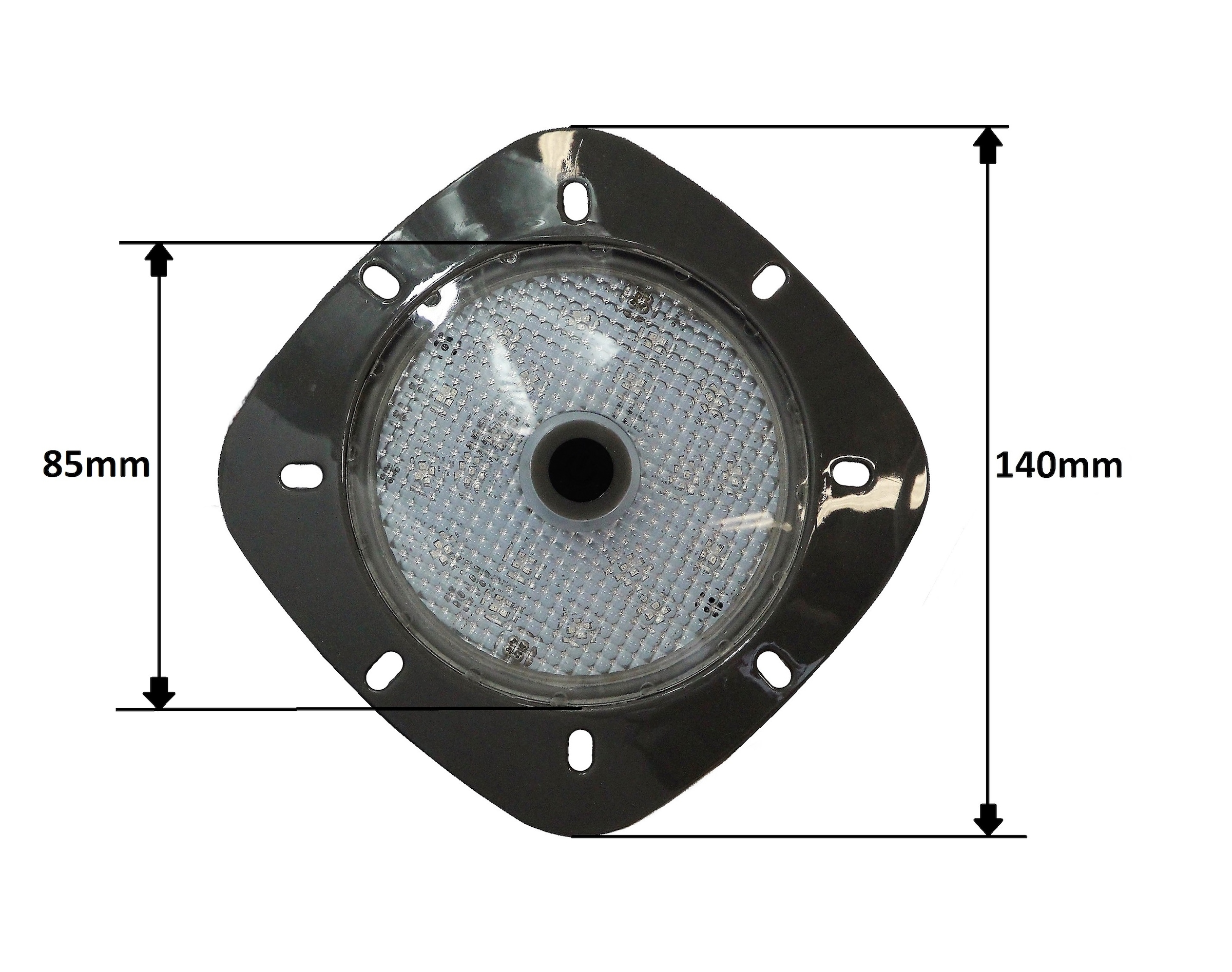 MyPool Pool-Lampe »LED Magnetscheinwerfer grau/weiß«, Magnetisch