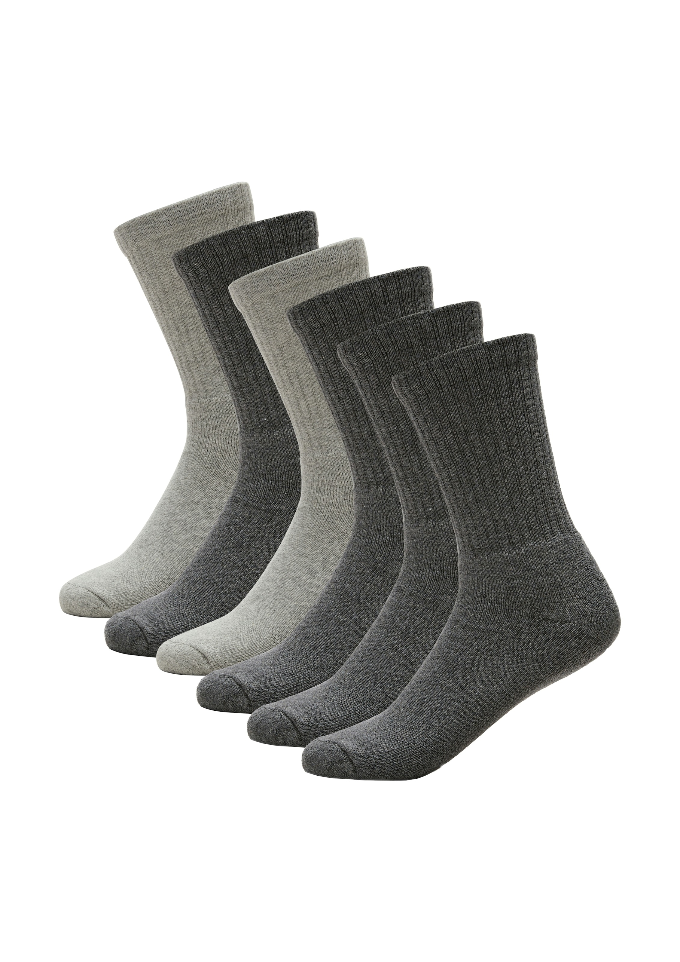 s.Oliver Sportsocken »essentials« 6 Paar tlg. mit normaler Passform, im 6er-Pack, pflegeleicht, formbeständig