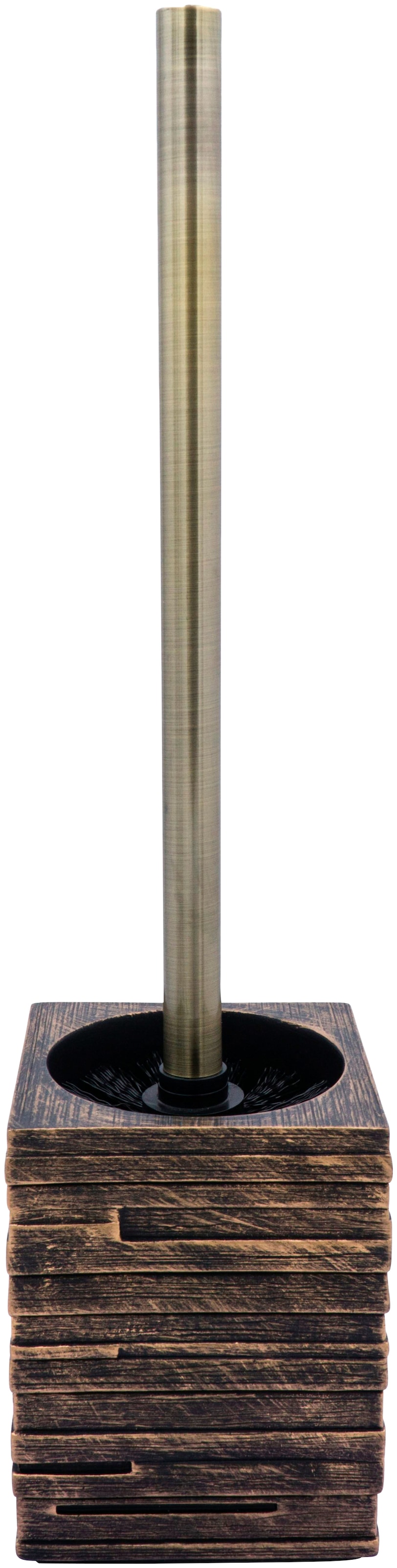 Ridder WC-Garnitur »Brick«, aus Polyresin (Kunststein)-Polypropylen-Edelstahl, rostfrei
