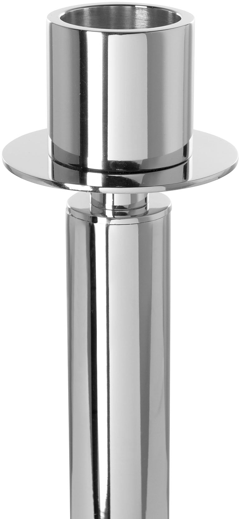 Fink Kerzenleuchter »TALIS, Stabkerzenhalter aus Aluminium«, (1 St.), vernickelt, im schwarzen Geschenkkarton