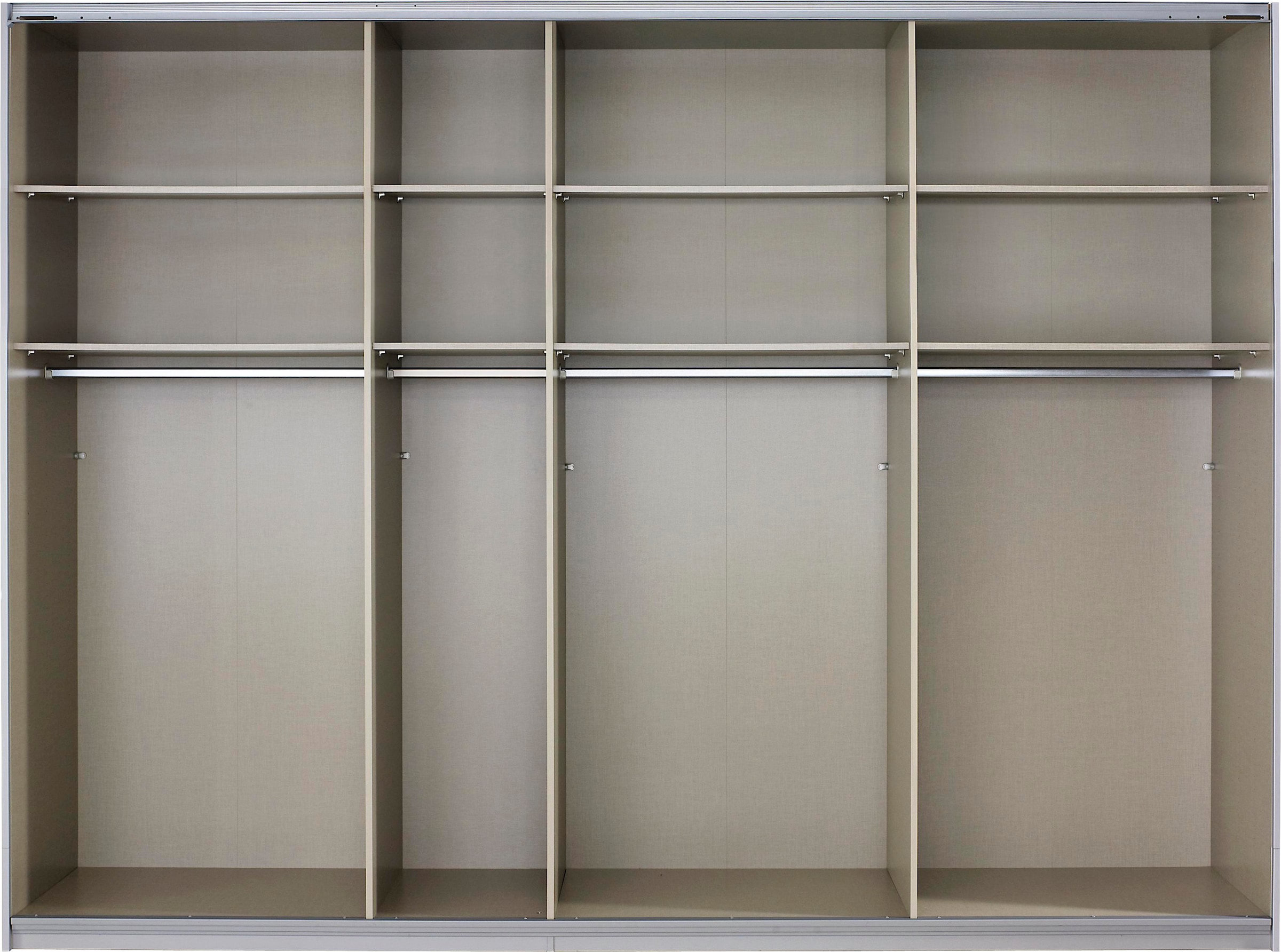 rauch Schwebetürenschrank »Kleiderschrank Schrank Garderobe Wäscheschrank Ankleide ORACLE«, (Breiten 203/271/315/360 cm Höhen 210/229 cm), mit Spiegelfront