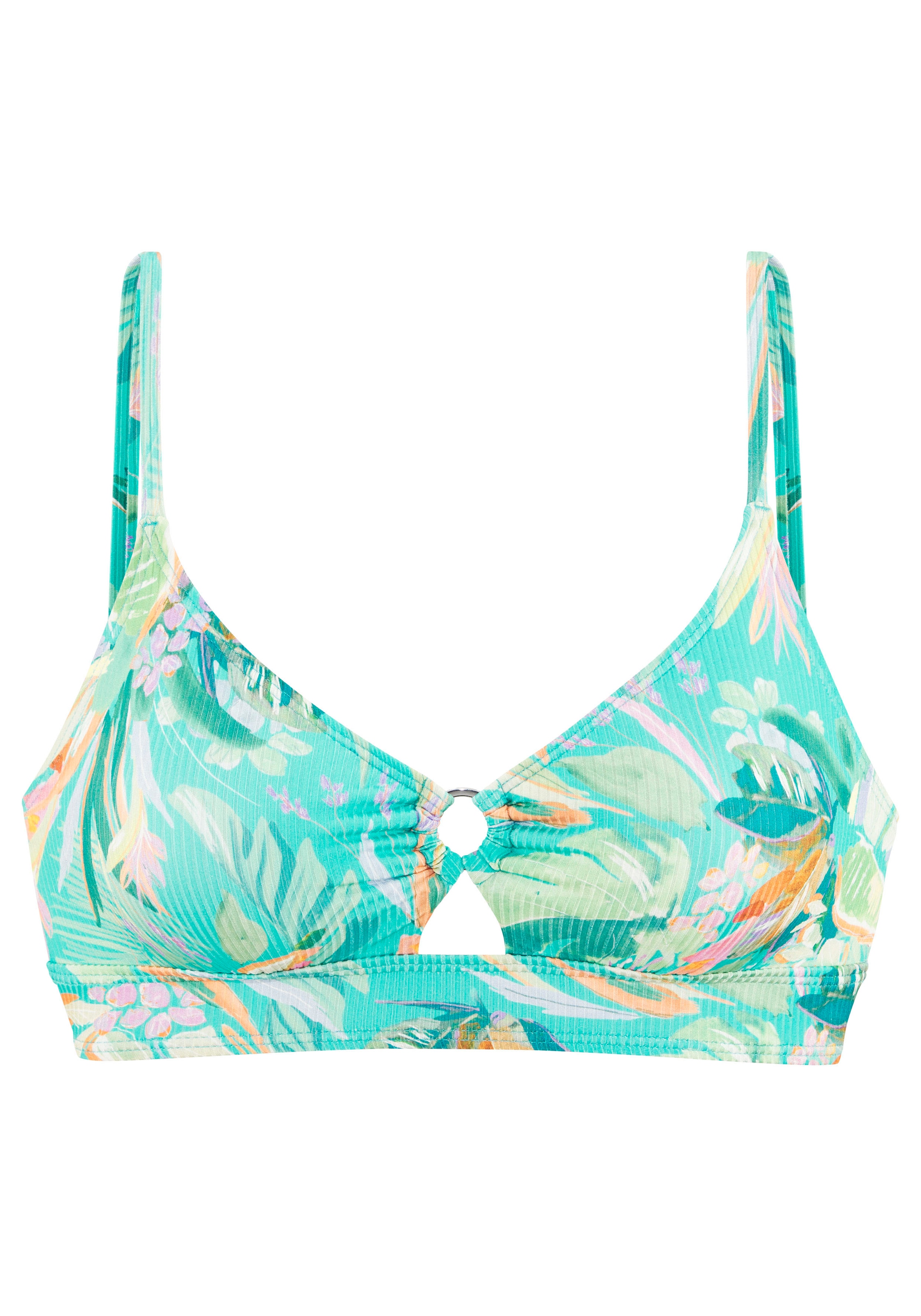 Venice Beach Triangel-Bikini-Top »Sandra«, in modischer, leicht glänzender Rippware