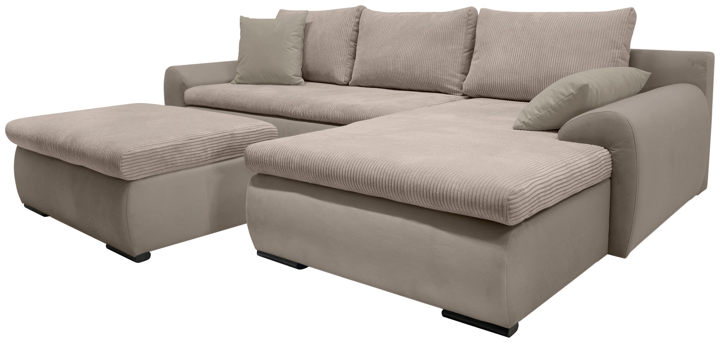 Home affaire Ecksofa »Win L-Form«, wahlweise mit Bettfunktion und Bettkasten