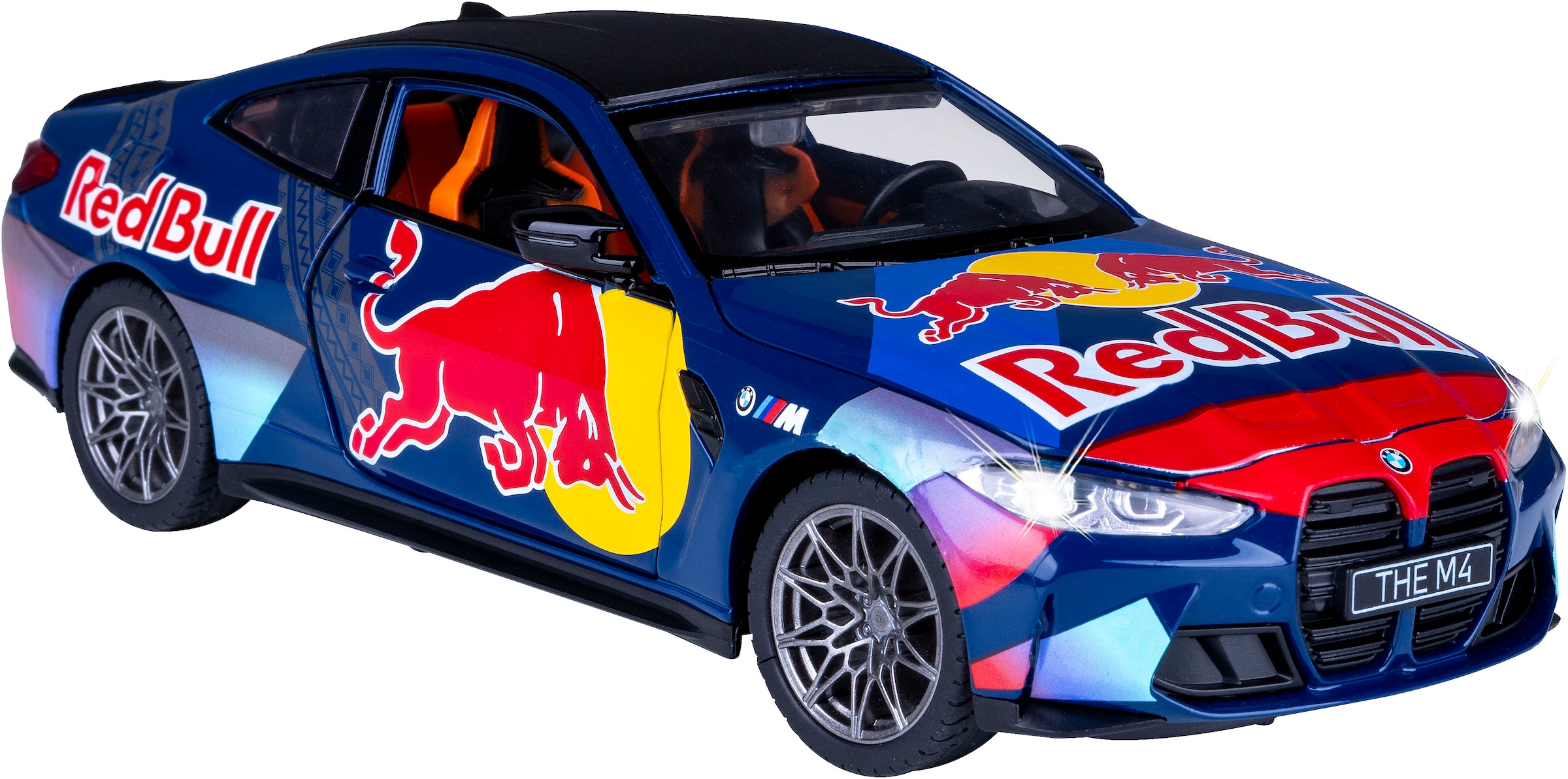 Jamara Spielzeug-Auto »Diecast BMW M4 blau inklusive Batterien« LED Licht; Maßstab 1:24