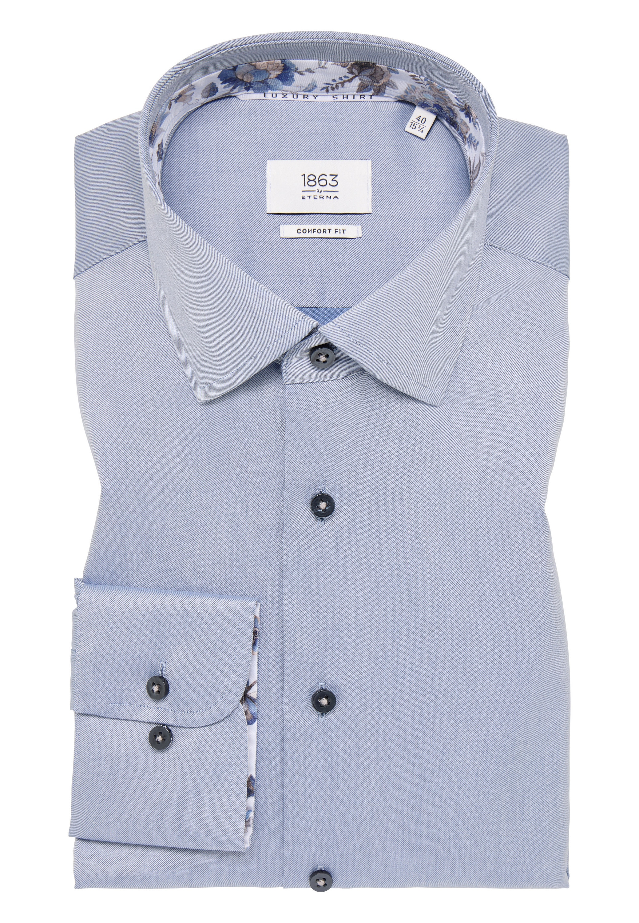 Eterna Langarmhemd »COMFORT FIT«, NON IRON (bügelfrei)