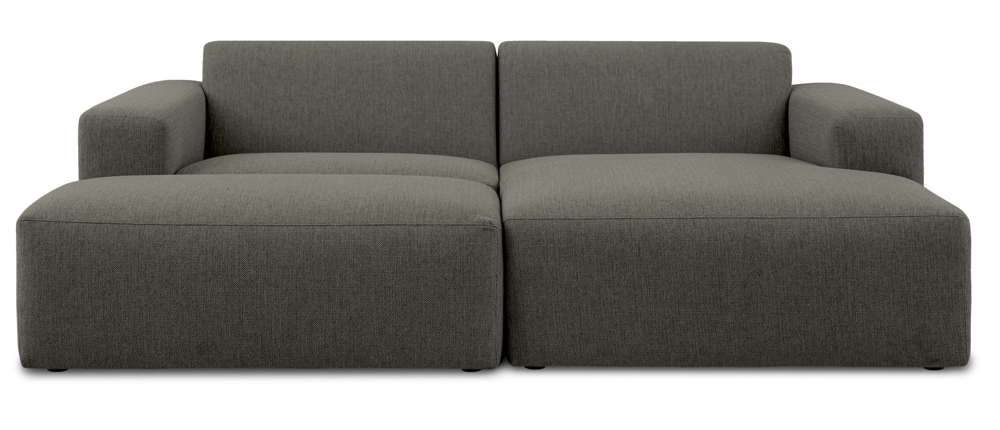 INOSIGN Ecksofa »Koa,228cm, L-Form, Modulsofa, Webstoff, Cord«, Designsofa, Set, Hocker inklusive, weicher Lounge-Sitzkomfort