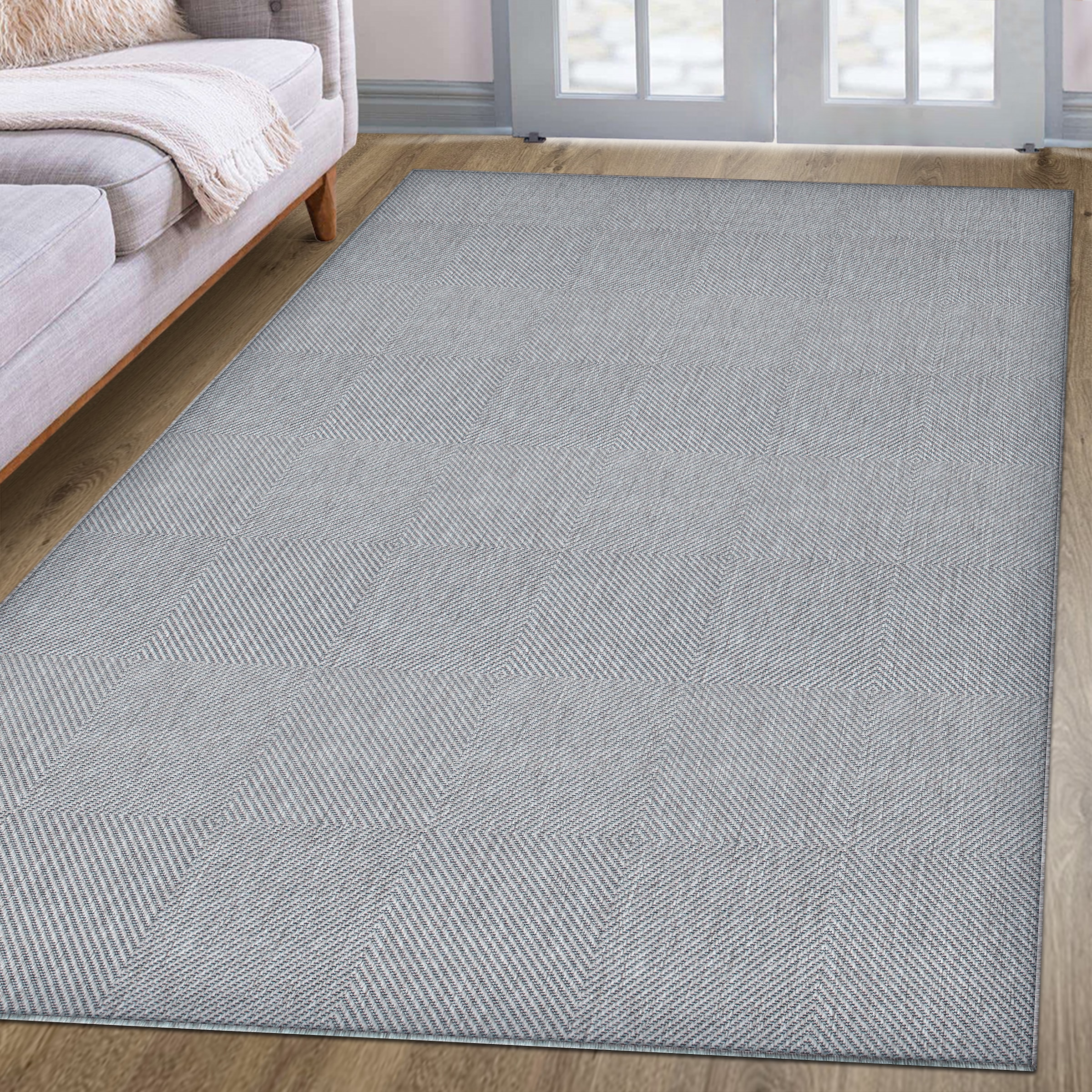 my home Teppich »Anna, auch als Läufer erhältlich«, rechteckig, 3 mm Höhe, In- und Outdoor geeignet, Sisal-Optik, Wetterfest & UV-beständig