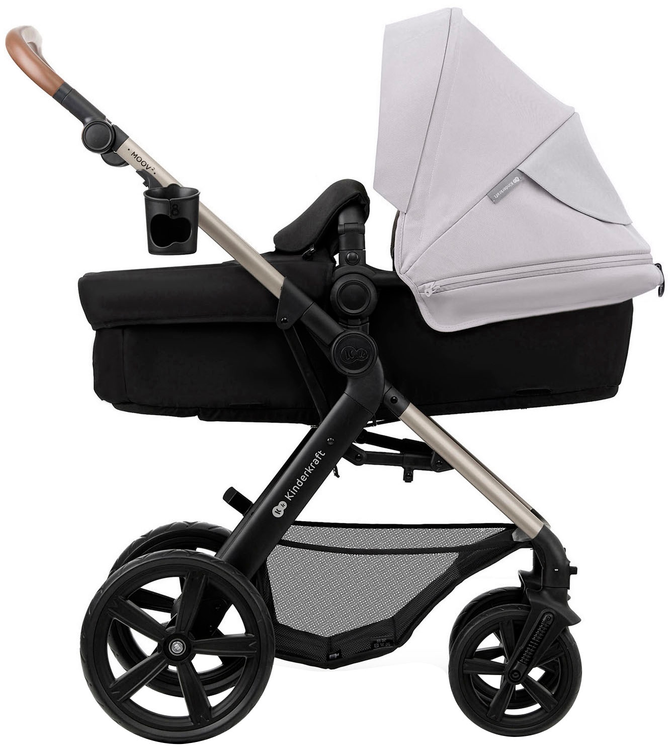 Kinderkraft Kombi-Kinderwagen »MOOV 2 3IN1« 27 kg mit EVA-Rädern