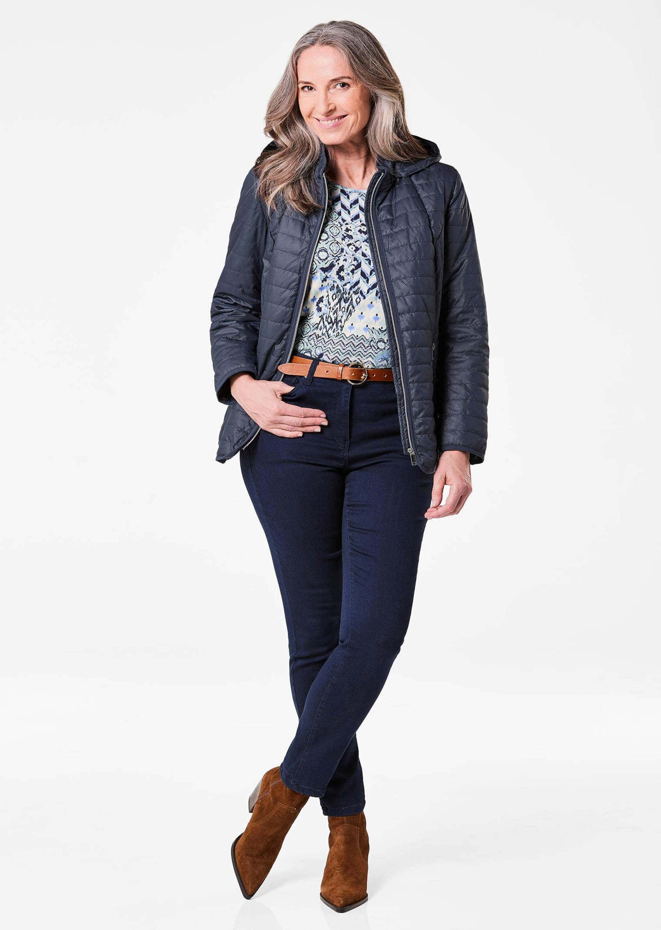 GOLDNER Steppjacke »Kurzgröße Leicht strukturierte Outdoorjacke« Sportive Steppjacke mit leichter Wattierung