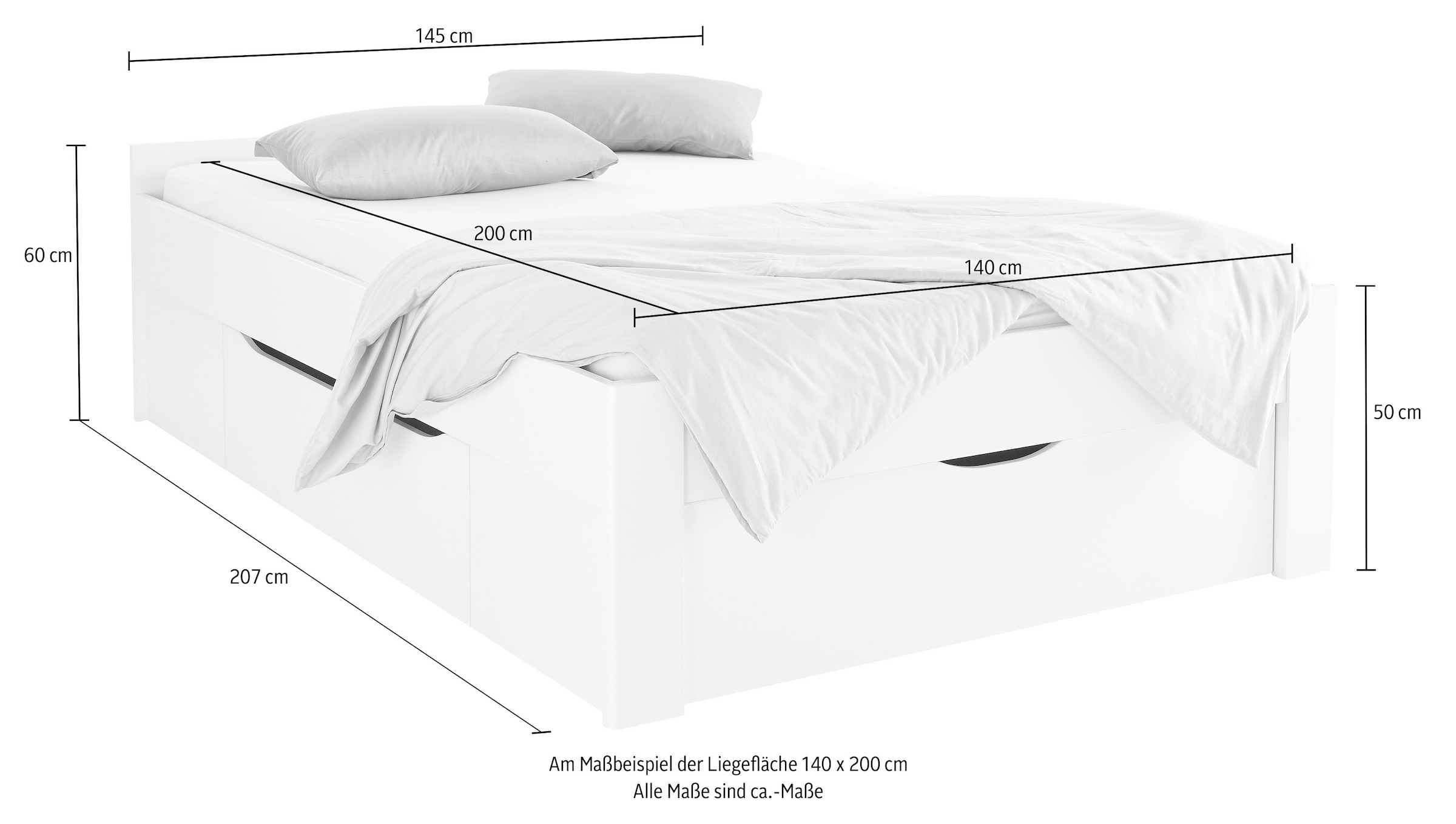 rauch Bett »Scala«, mit Schubkästen in 3 Varianten