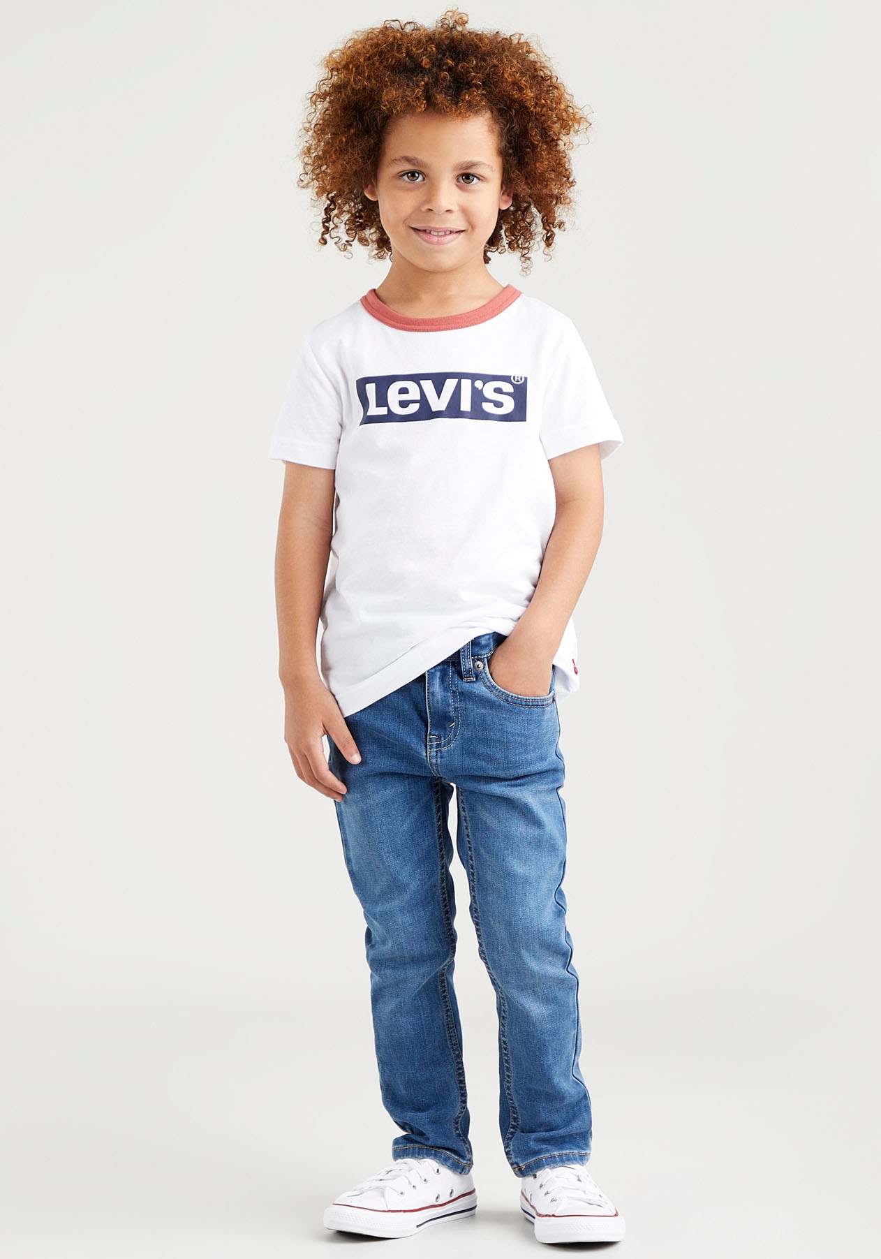 Levi's® Kids Skinny-fit-Jeans »LVB-510 SKINNY FIT JEANS«, for BOYS