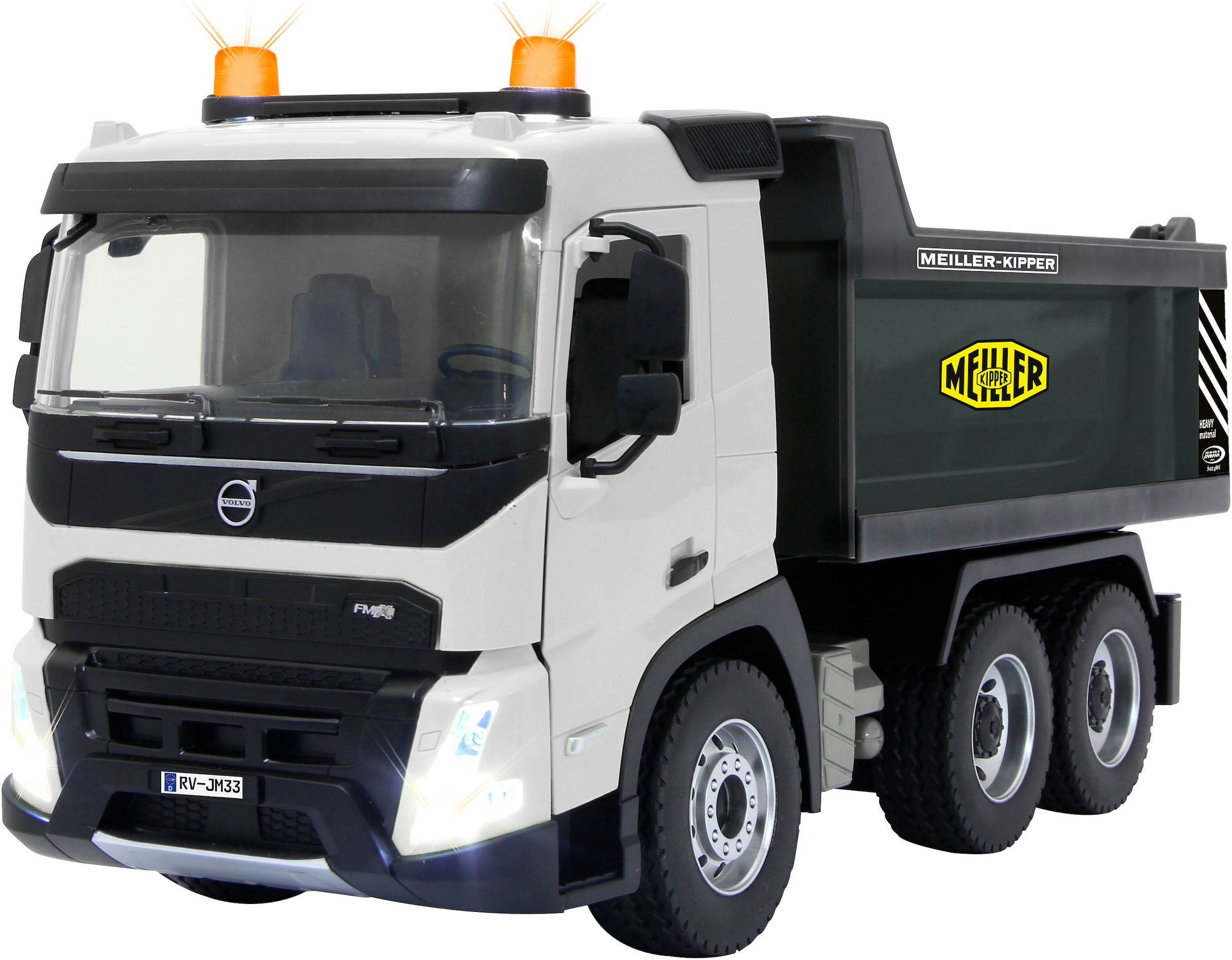 Jamara RC-Auto »Muldenkipper Volvo FMX Meiller 2,4GHz«, mit LED Beleuchtung