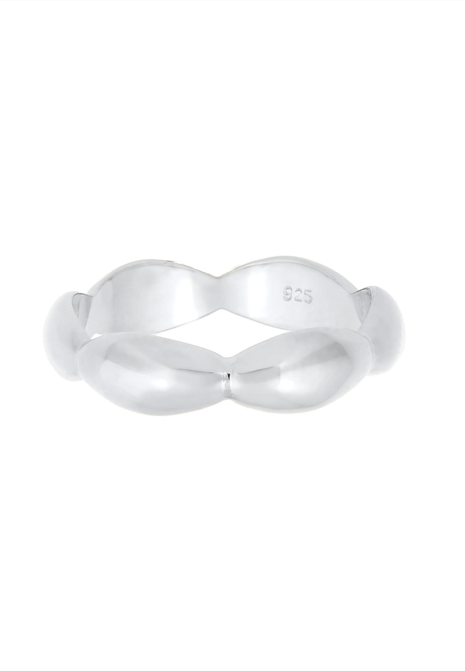 Elli Silberring »Ring Oval Unendlich Trend 925 Silber«
