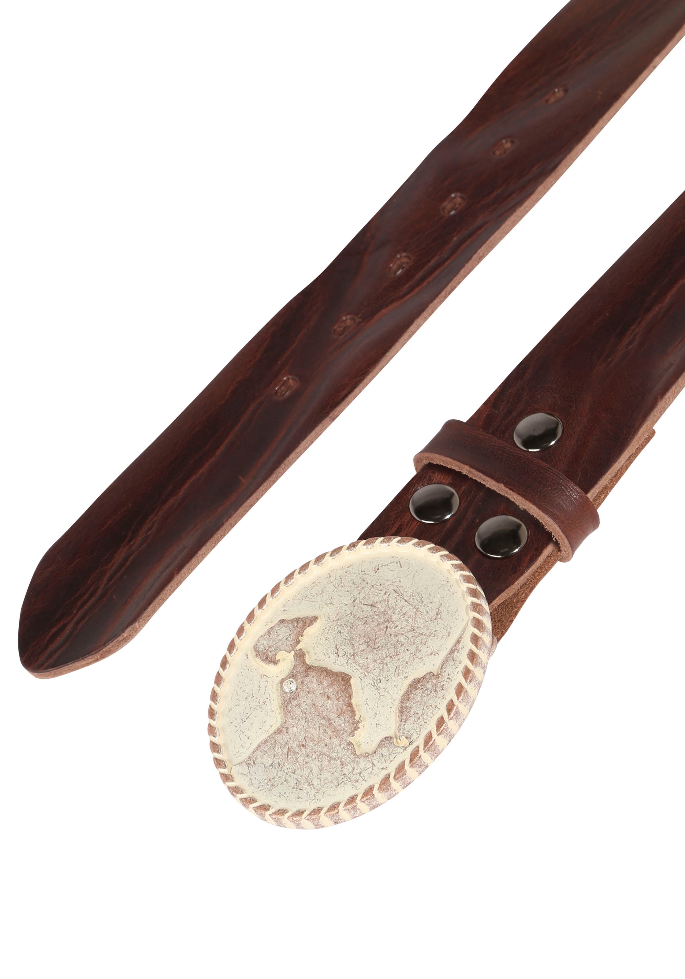 Rettungsring Gürtel Ledergürtel Schließe »Heiligenhafen Rosé Mit Swarovski-Kristall Veredelt«