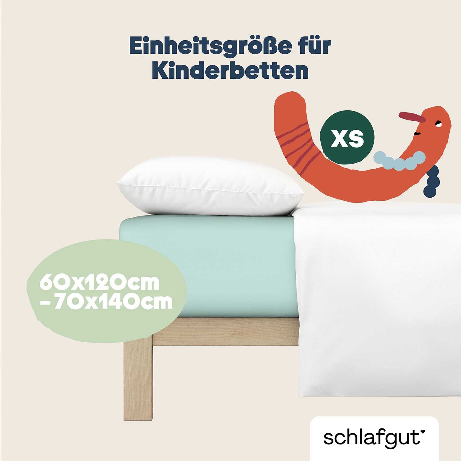 Schlafgut Spannbettlaken »Casual Mini Spannbettlaken«, für Kinder, MADE IN GREEN by OEKO-TEX®