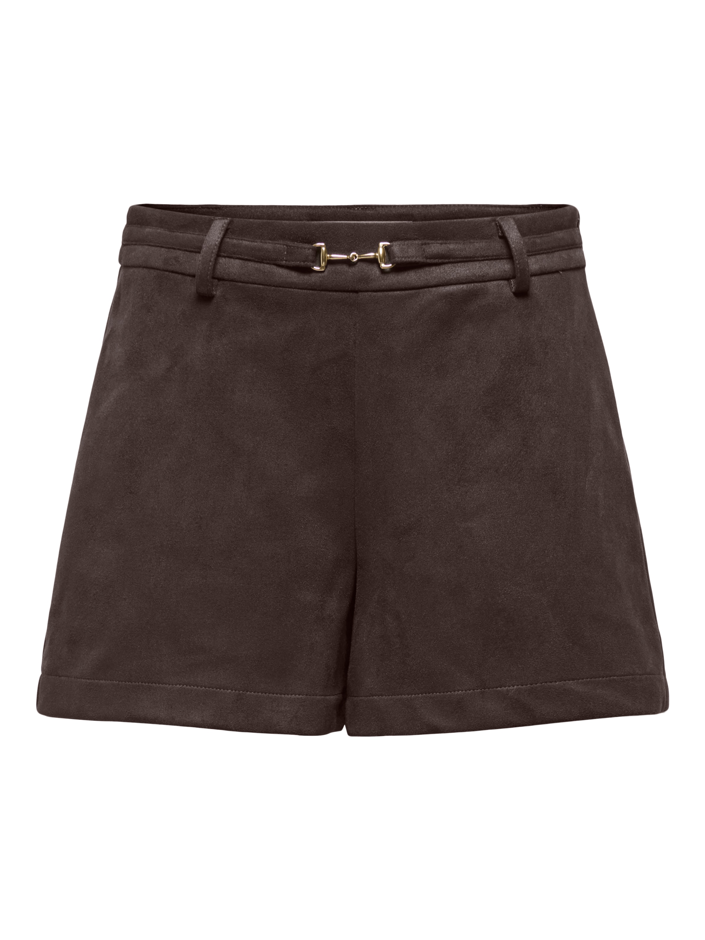 ONLY Shorts »ONLMIRA MW FAUX SUEDE SHORTS CC PNT«  Materialmix, regular fit