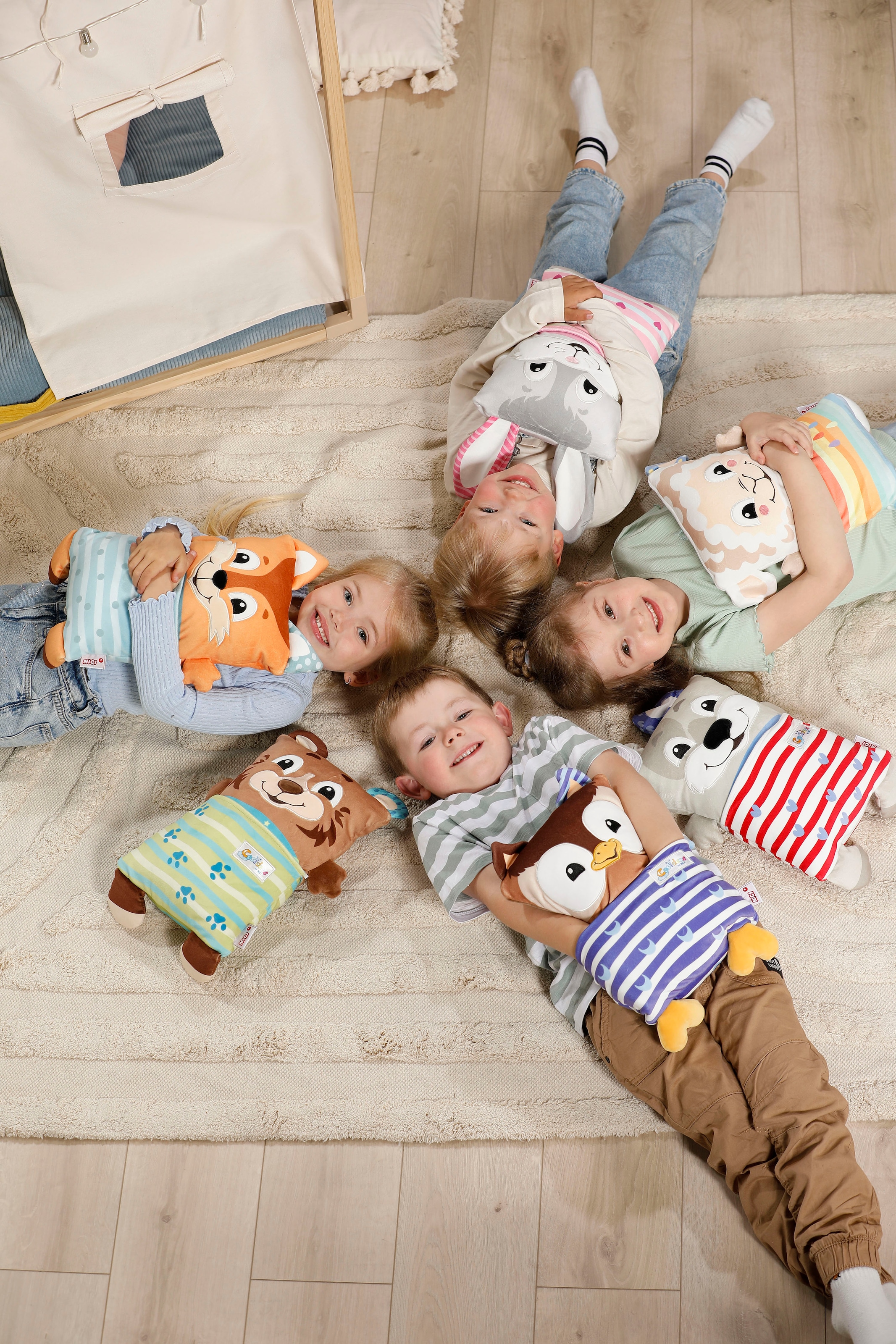 Nici Kuscheltier »Cosidoos, Schaf mit Wendefunktion 30x20 cm« enthält recyceltes Material (Global Recycled Standard)