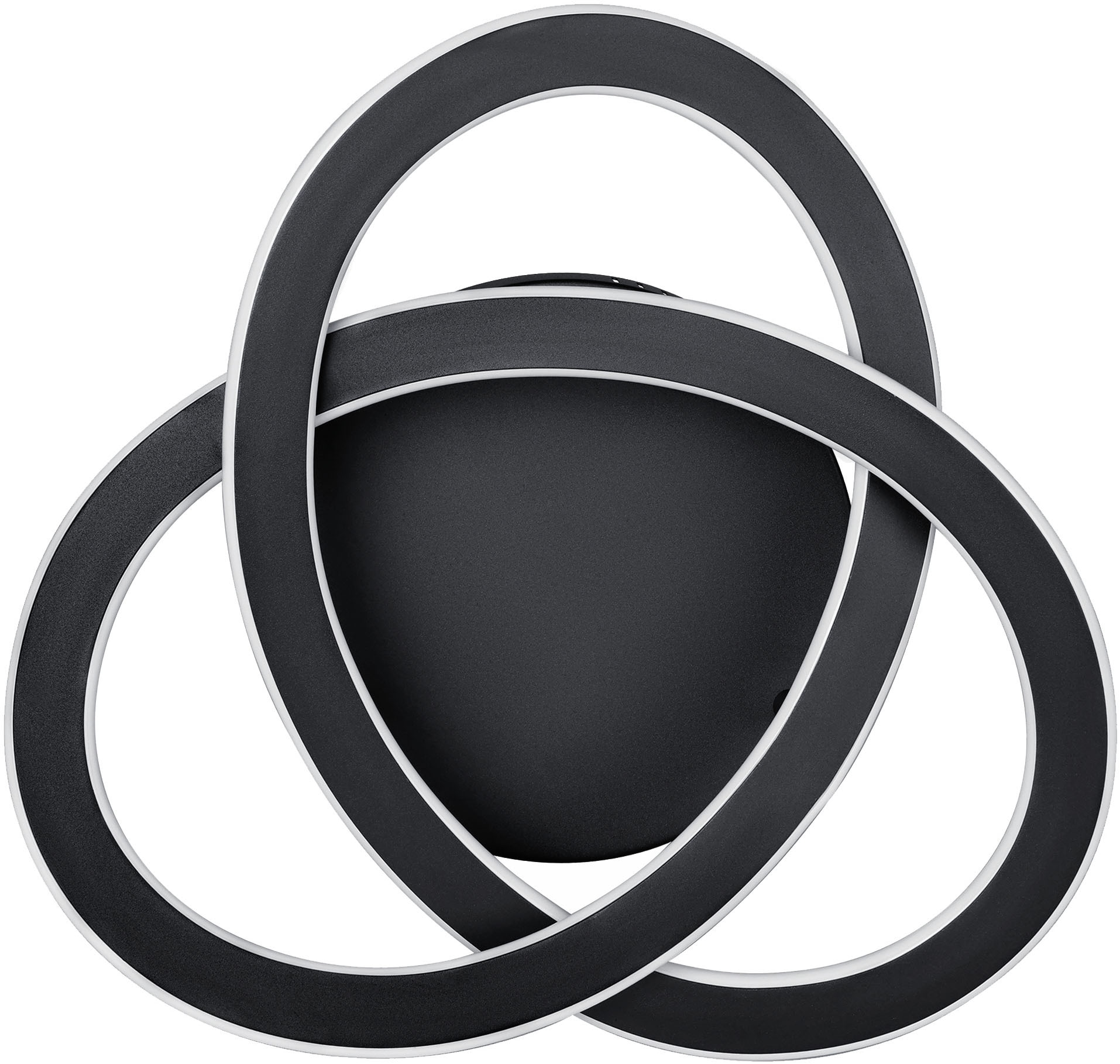 EGLO LED Deckenleuchte »ROLIMARE Deckenlampe - Alu - LED - 35W - IP20« LED-Modul 1 Stk. Neutralweiß Wohnzimmerlampe, Küchenlampe, Flurlampe, L42 x B40 x H13 cm