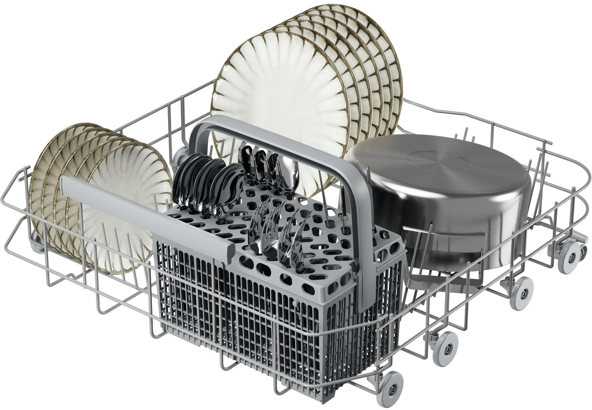 AEG teilintegrierbarer Geschirrspüler 6000 »GT620C2SCM« Spülmaschine – starke Sprühabdeckung, viel Platz & sauber