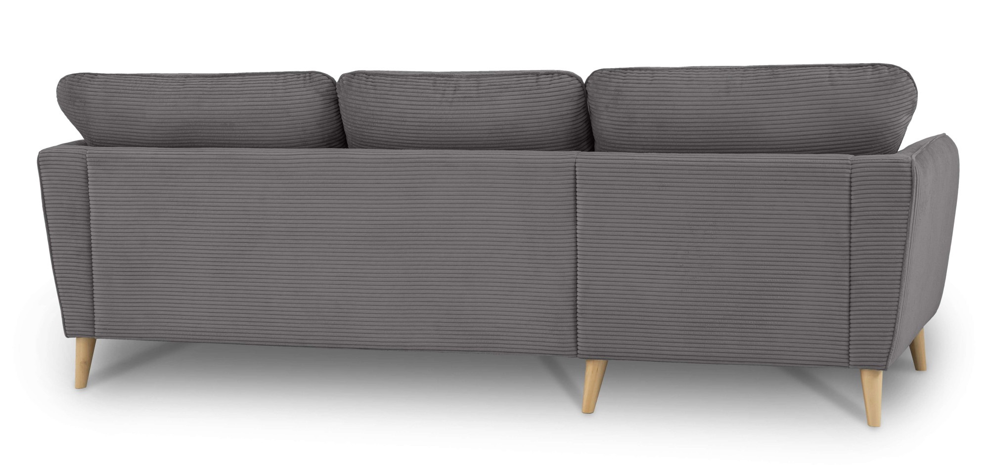 Home affaire Ecksofa »MARSEILLE (242/152cm),L-Form, Rec. rechts/links«, Massivholzbeine aus Eiche, in verschieden Bezügen und Farbvarianten
