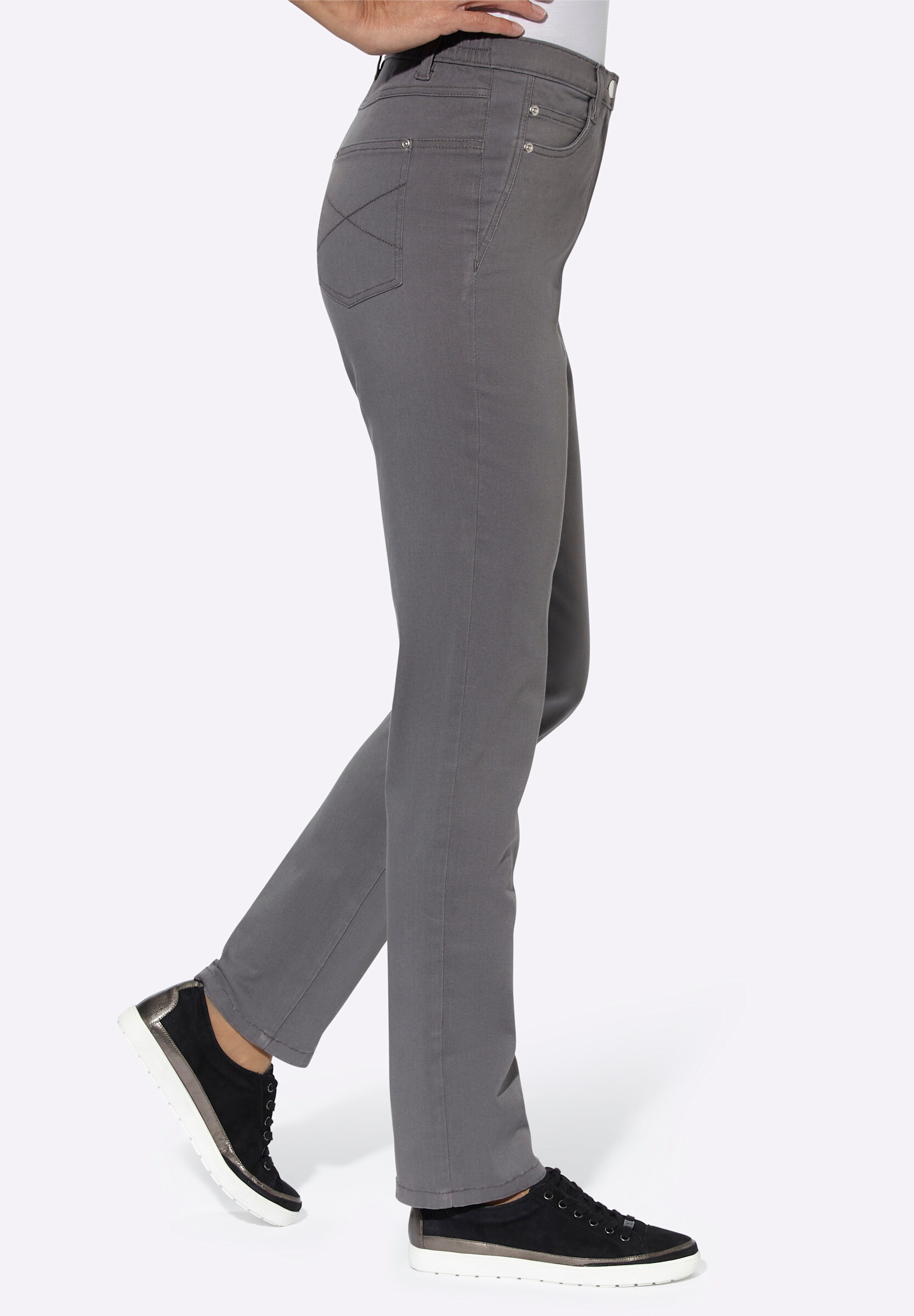 Sieh an! 5-Pocket-Jeans »Jeans 5-Pocket-Jeans mit seitlichem Dehnbund«