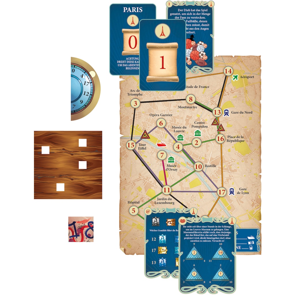 Clementoni® Spiel »Galileo, Escape Game Abenteuer in Paris«
