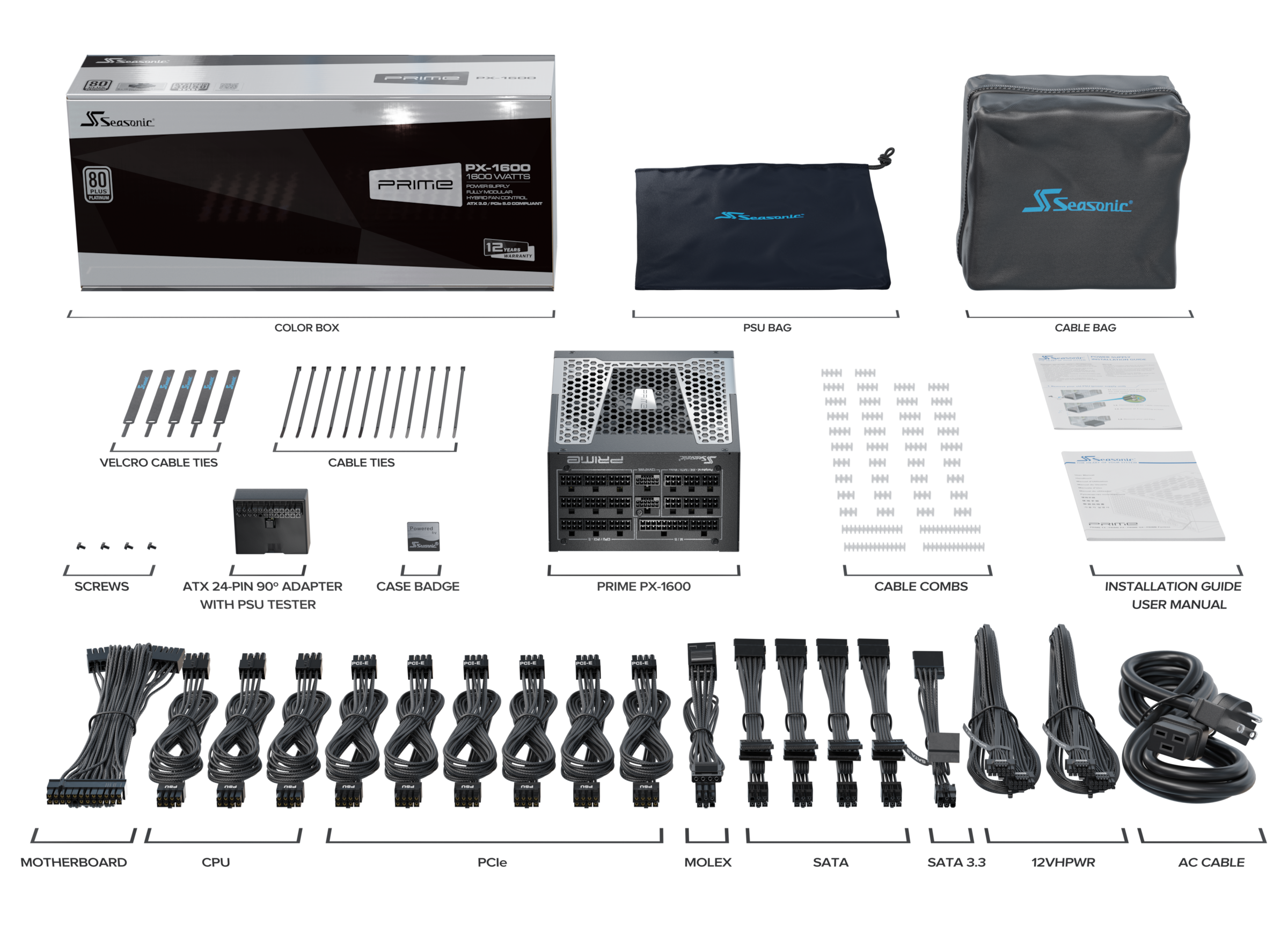 Seasonic PC-Netzteil »PRIME-TX-1600-ATX30«