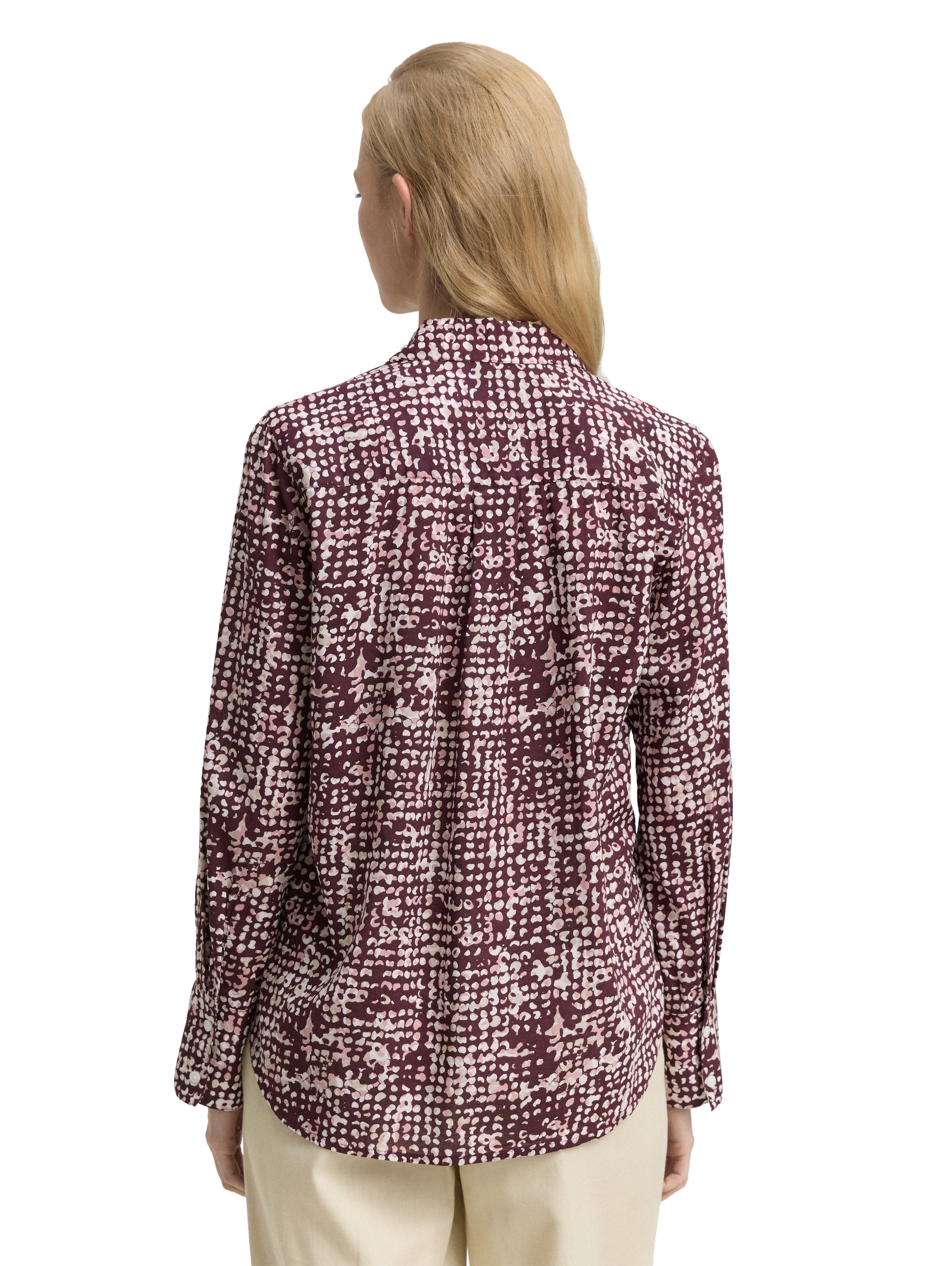 TOM TAILOR Hemdbluse, mit Muster