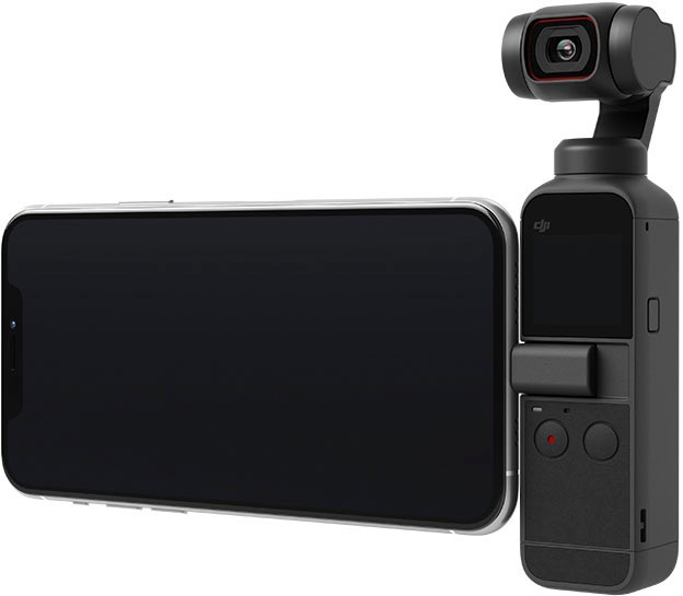 DJI Gimbal »Pocket 2«, (1 St.), 64 MP hochauflösendes Foto, 1/1.7” CMOS, Slow Motion, Livestreaming