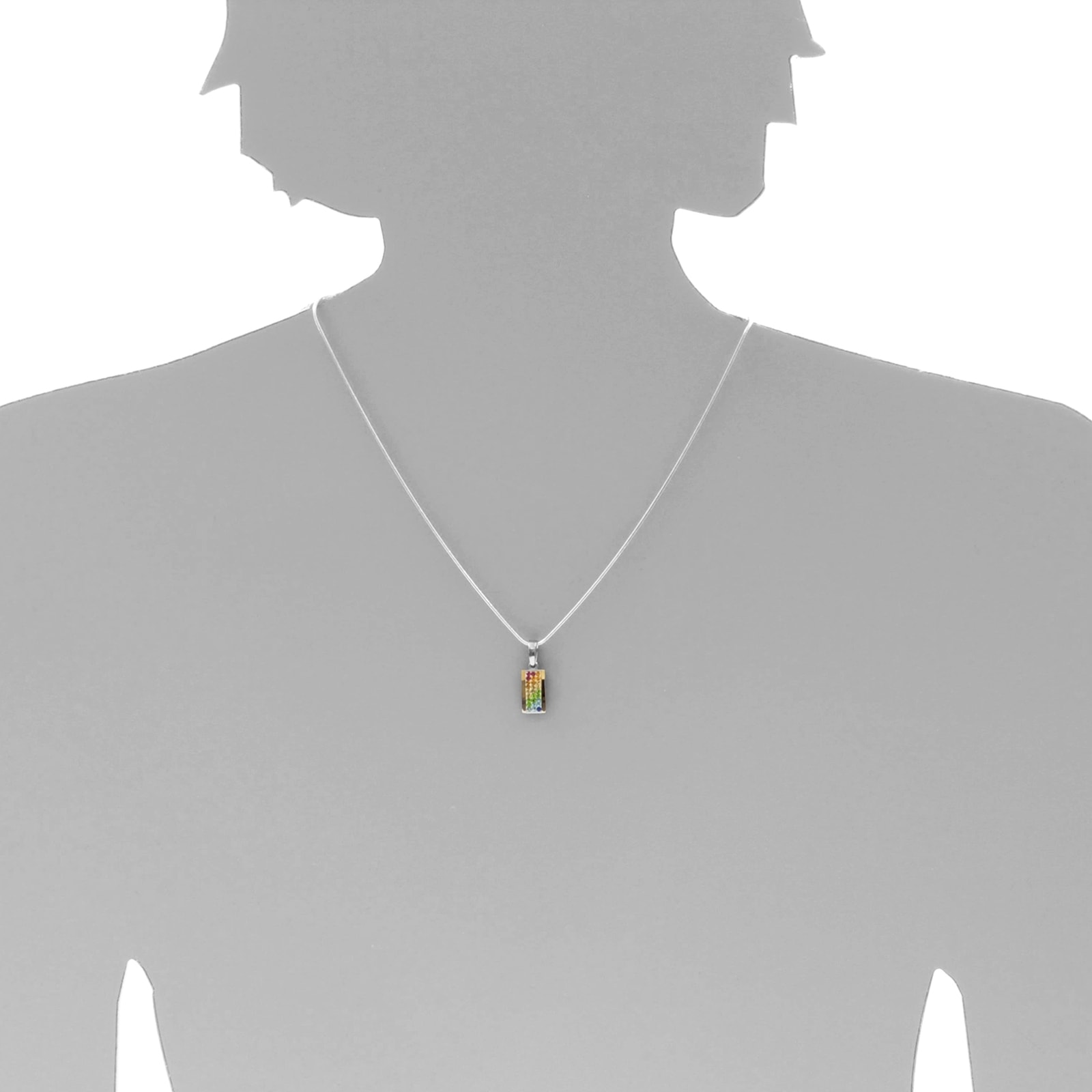 OSTSEE-SCHMUCK Kettenanhänger »- Christina - Silber 925/000 & Gold 585/000 - Schmuckstein«