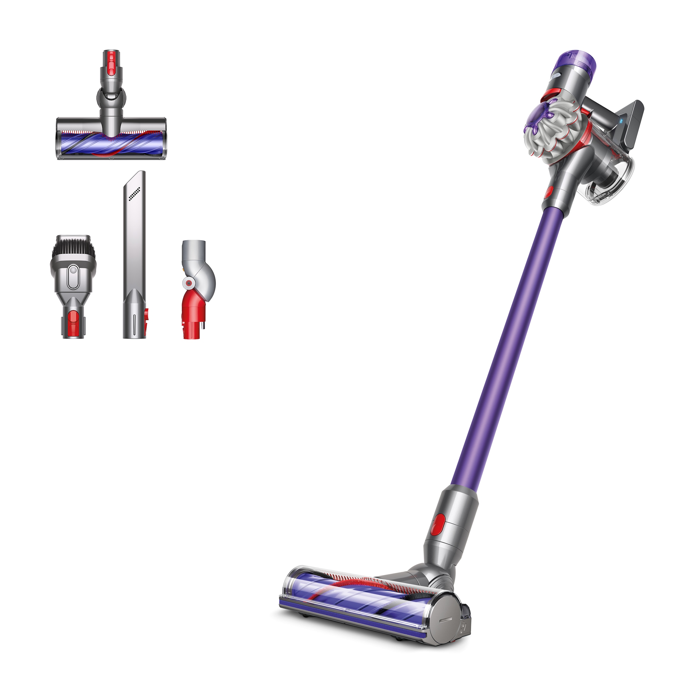 DYSON Akku-Hand-und Stielstaubsauger »V8 Origin (Silber/Violett)«