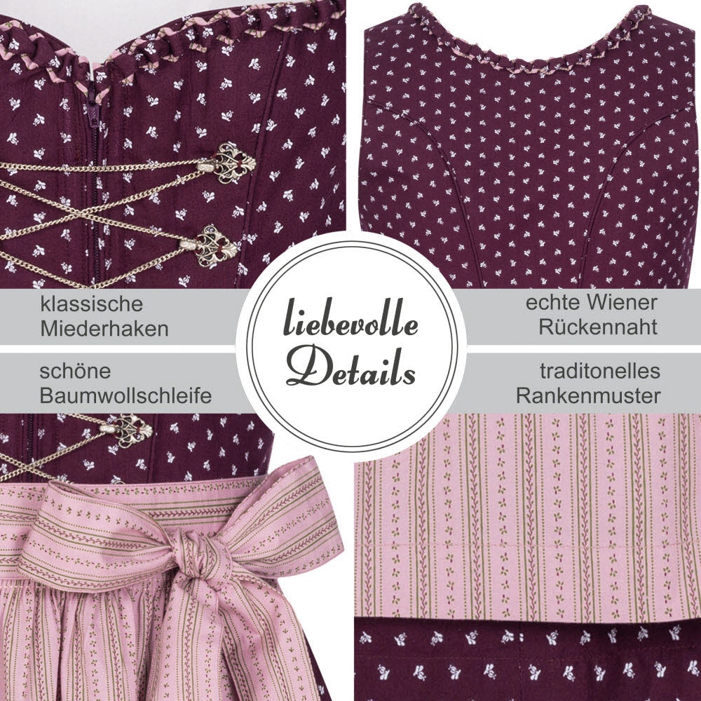Nübler Trachtenkleid »Dirndl midi Thea«