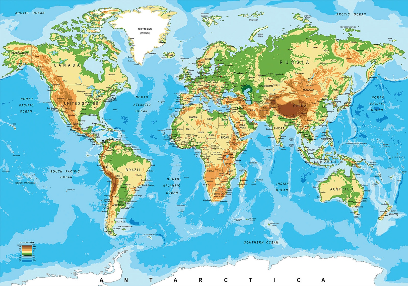 Consalnet Vliestapete »WELTKARTE«, grafisch, in verschiedenen Größen kaufen